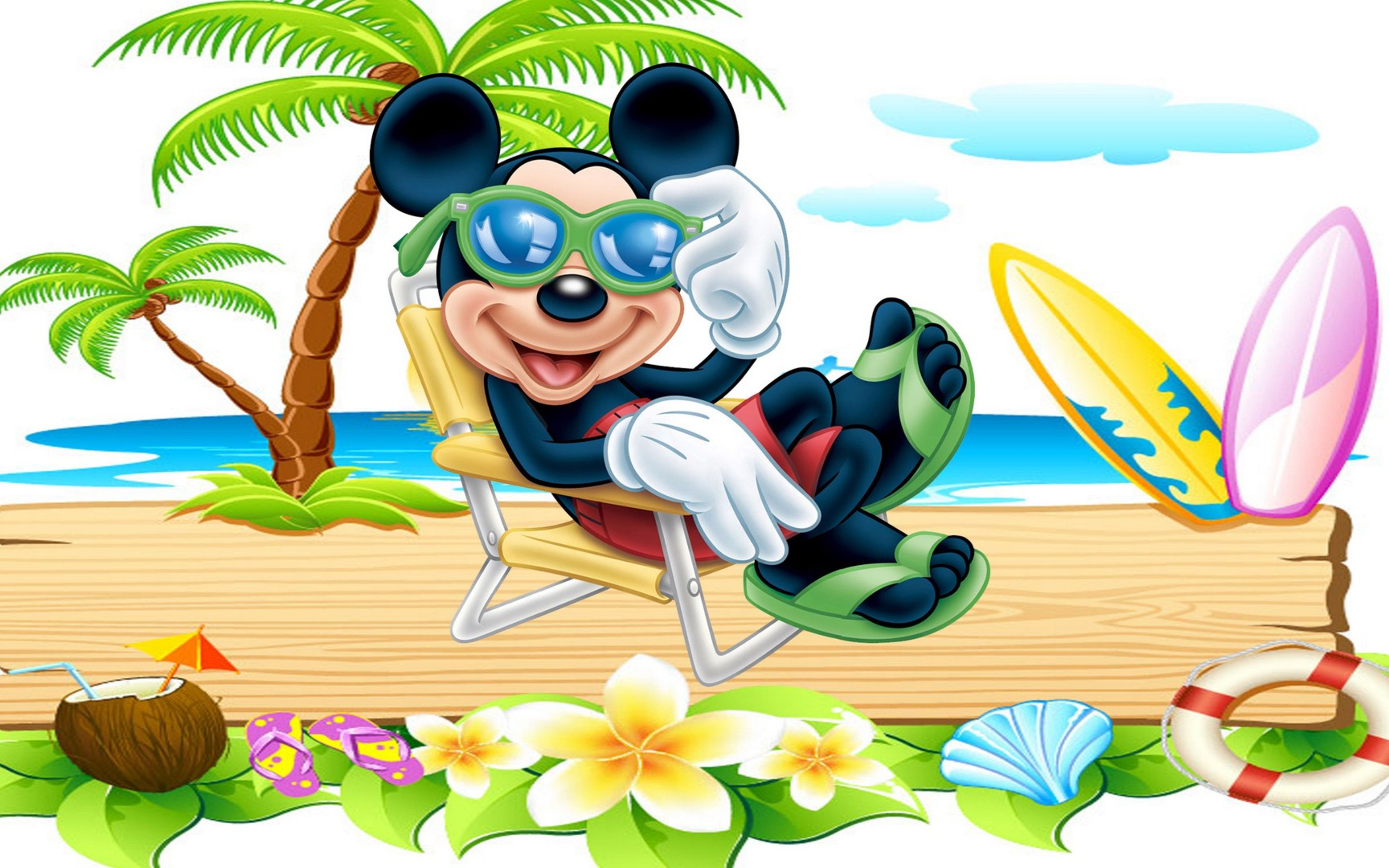 Mickey Mouse Summer Wallpaper