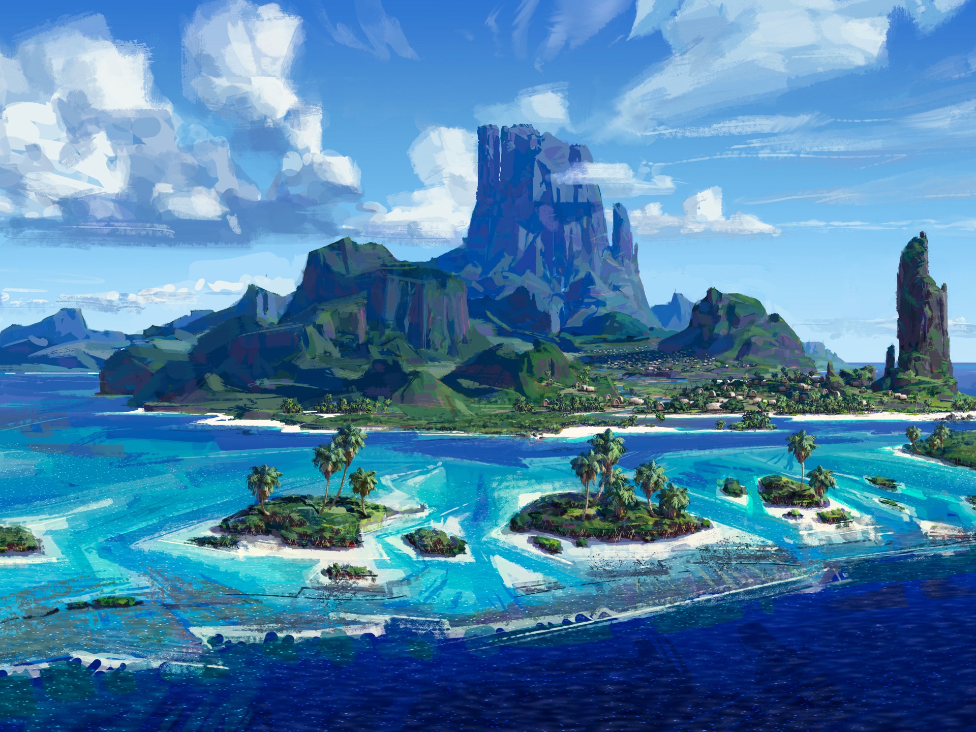 Wallpaper 4k Moana Island 4k Wallpaper