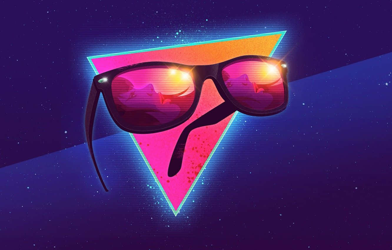 Download Light up the 80s in neon! Wallpaper