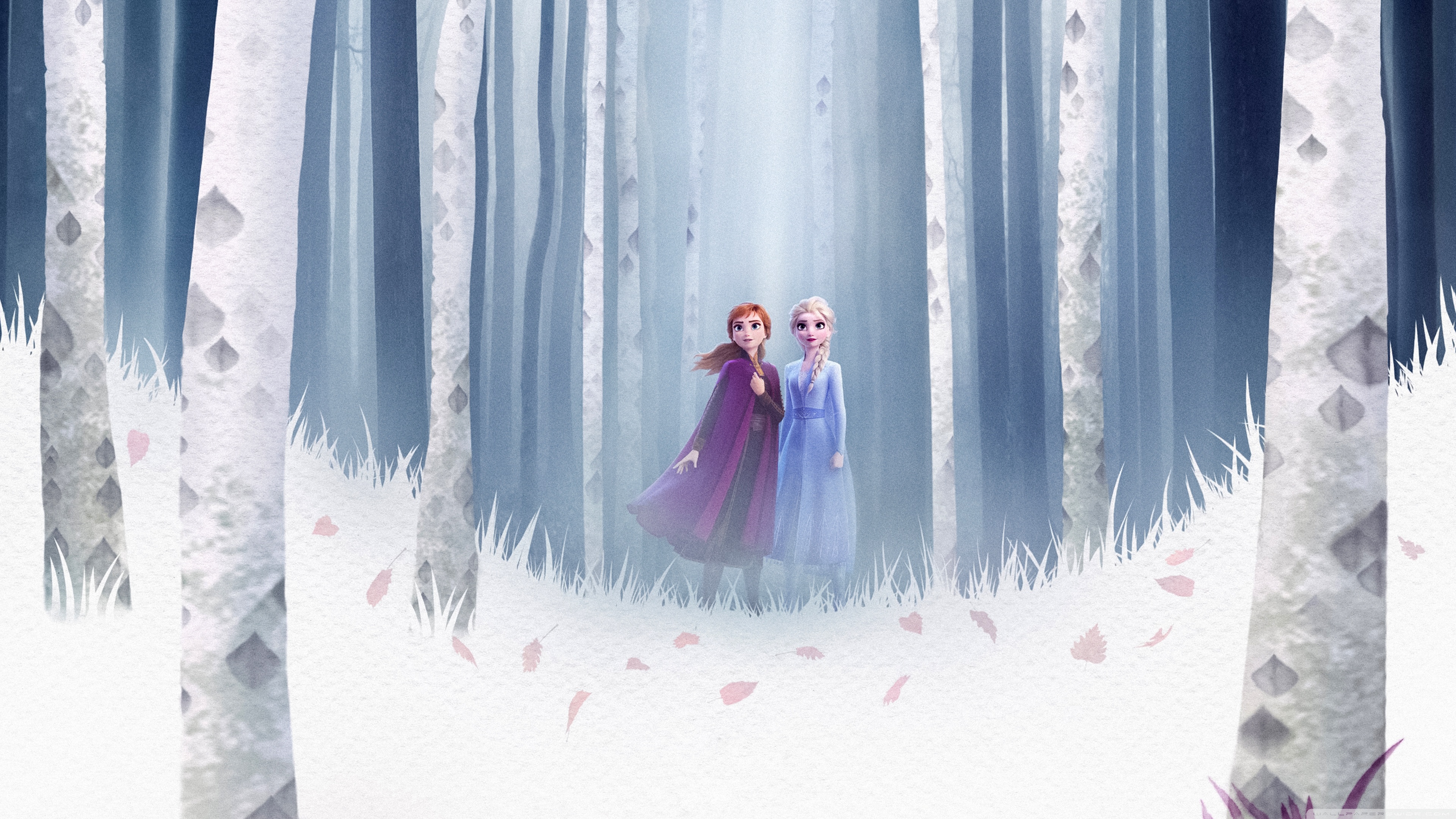 Frozen 2 Elsa the Snow Queen and Anna Ultra HD Desktop Background Wallpaper for: Widescreen & UltraWide Desktop & Laptop, Multi Display, Dual & Triple Monitor, Tablet