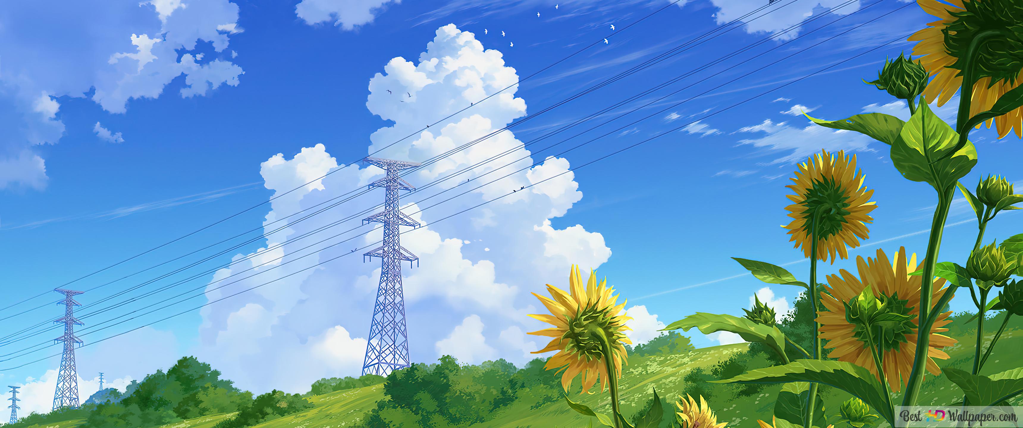 Anime Summer Season 4K wallpaper download