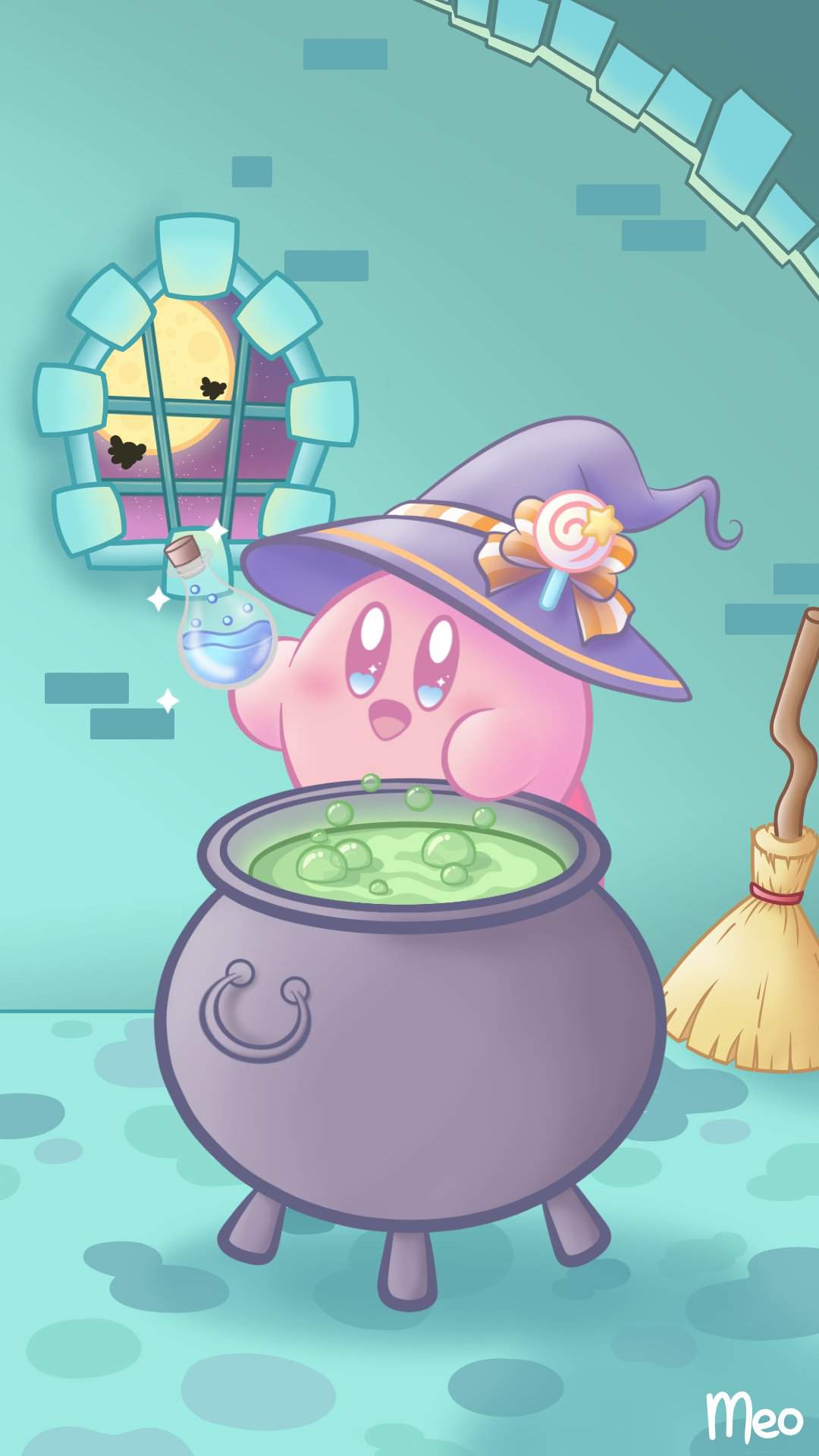 New Patreon Kirby Wallpaper for the spooky season! Full HD version