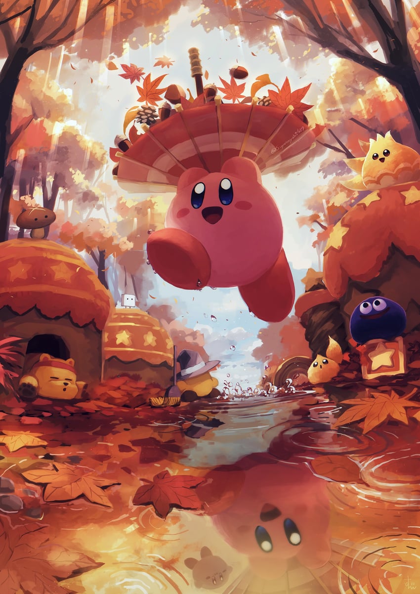 New Patreon Kirby Wallpaper for the spooky season! Full HD version