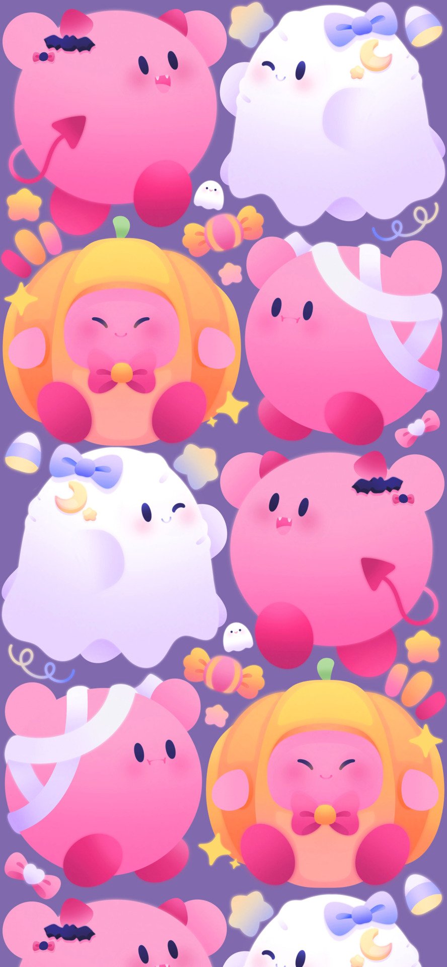 New Patreon Kirby Wallpaper for the spooky season! Full HD version