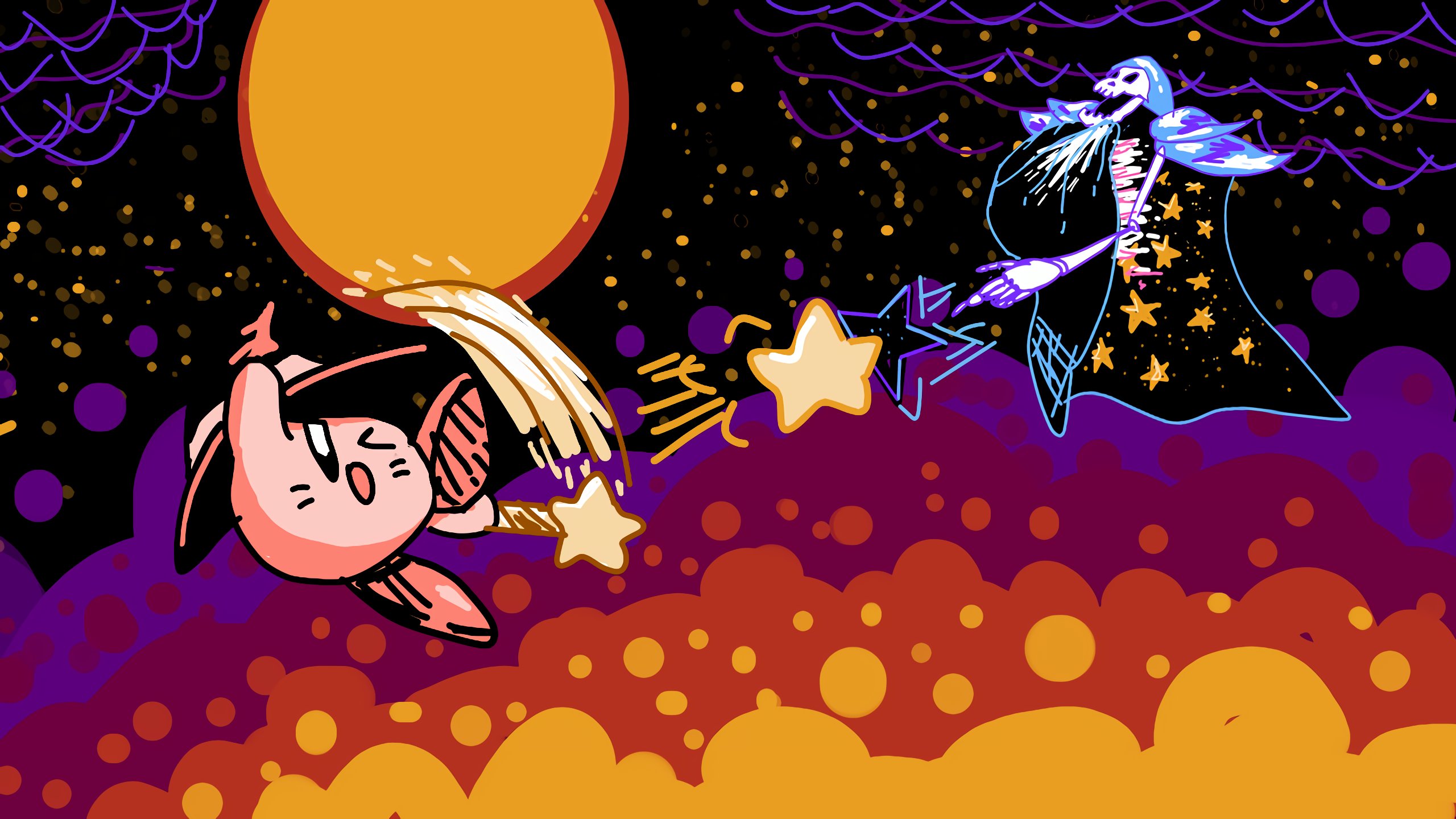 Cute Kirby Spooky Halloween Wallpaper By Suyasuyabi - Kawaii Hoshi