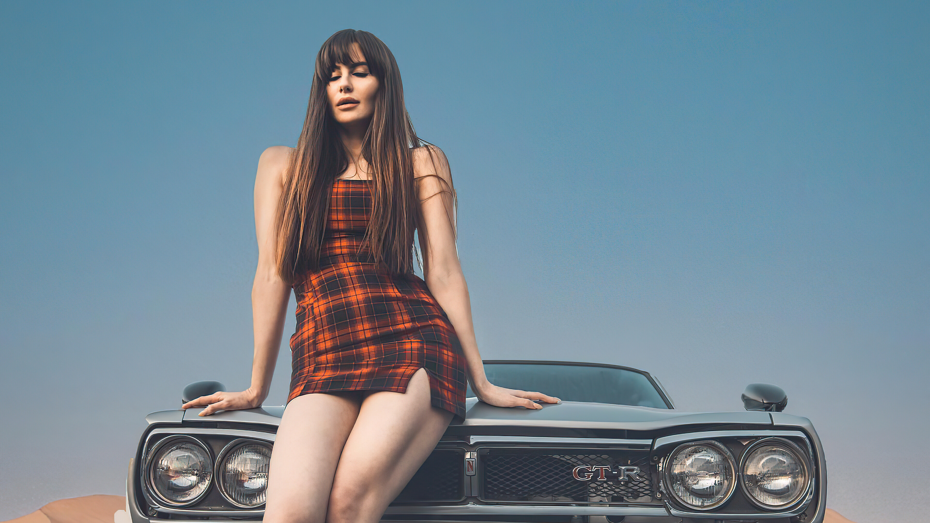 Girls and Muscle Cars Wallpaper: 4K, HD, 1920x1080 Phone & Desktop Background