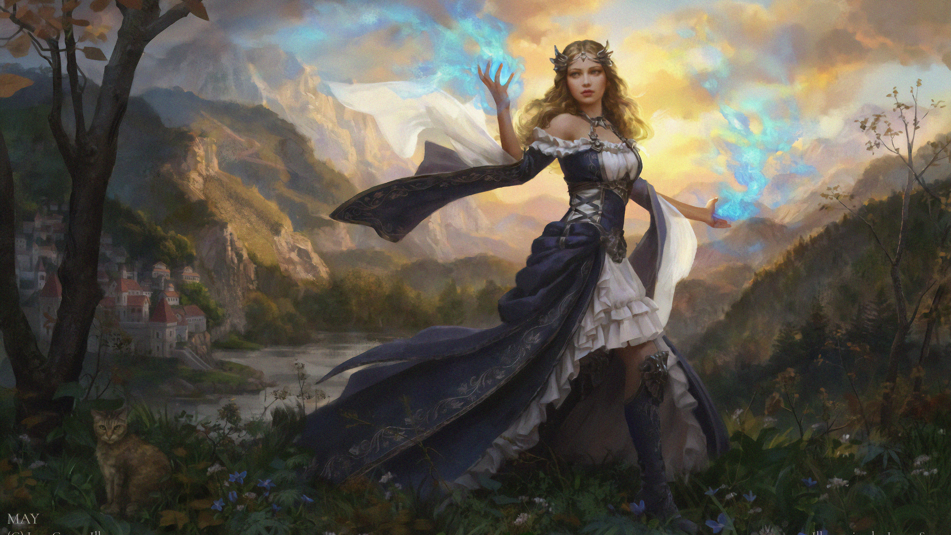 Wallpaper 4k Princess In Somewhere Wallpaper