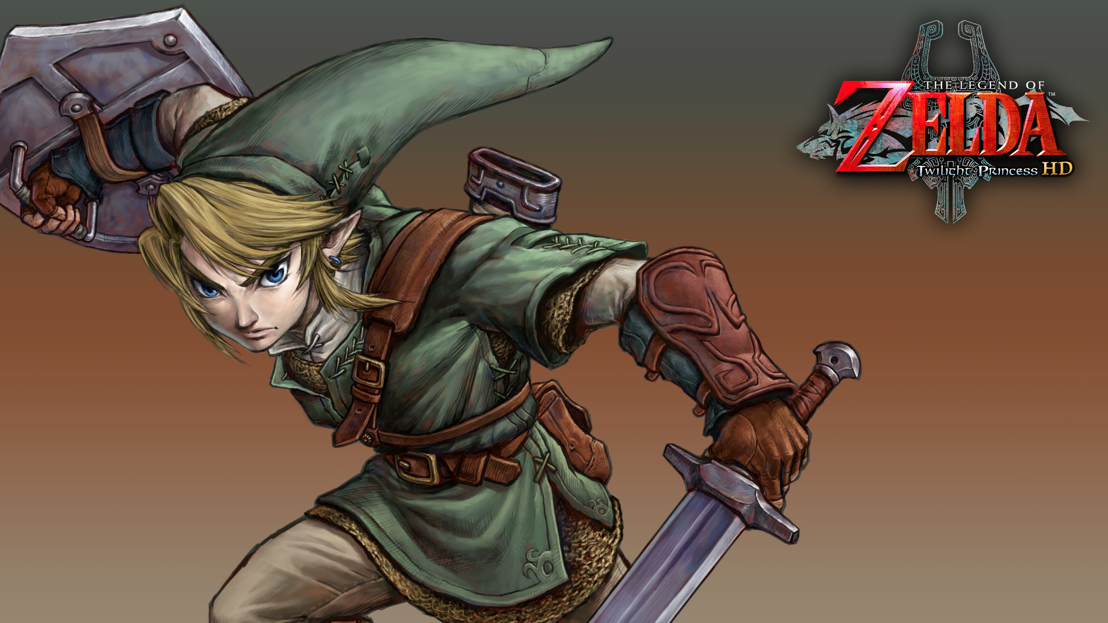 The Legend of Zelda: Twilight Princess HD Link 4K Wallpaper
