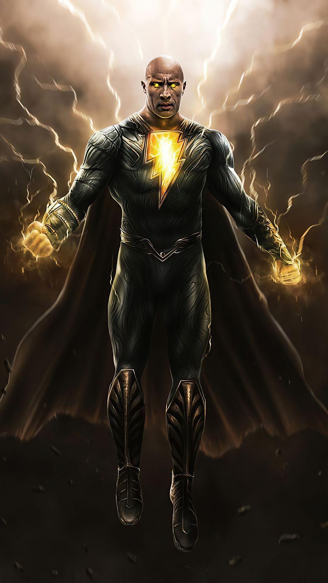 Black Adam DC Comics Free 4K Wallpaper
