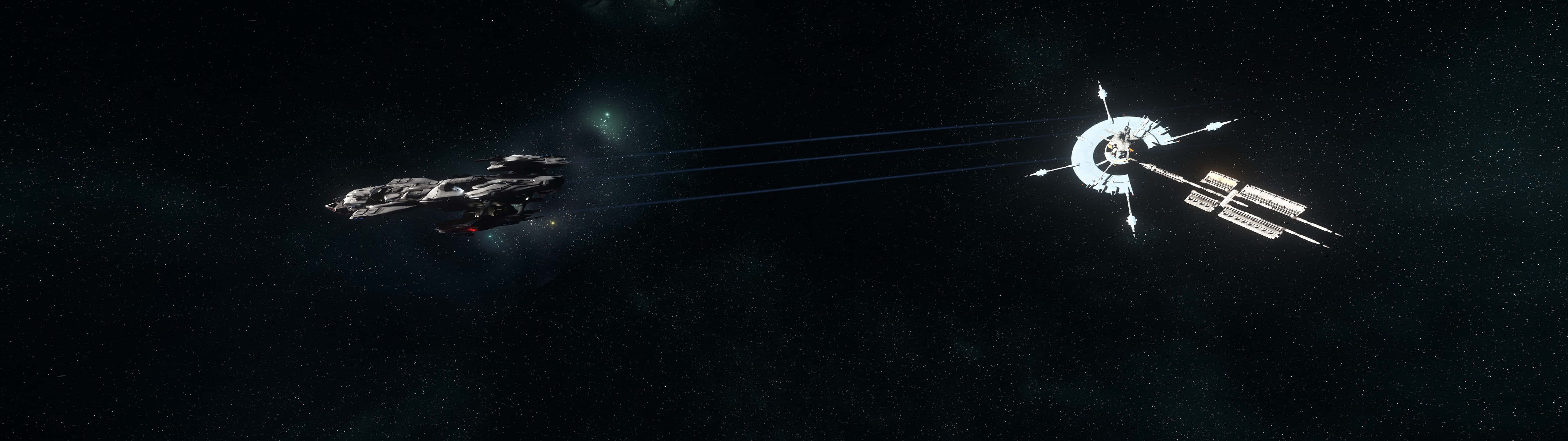 Download Outer Space 5120x1440 Dual Screen Wallpaper