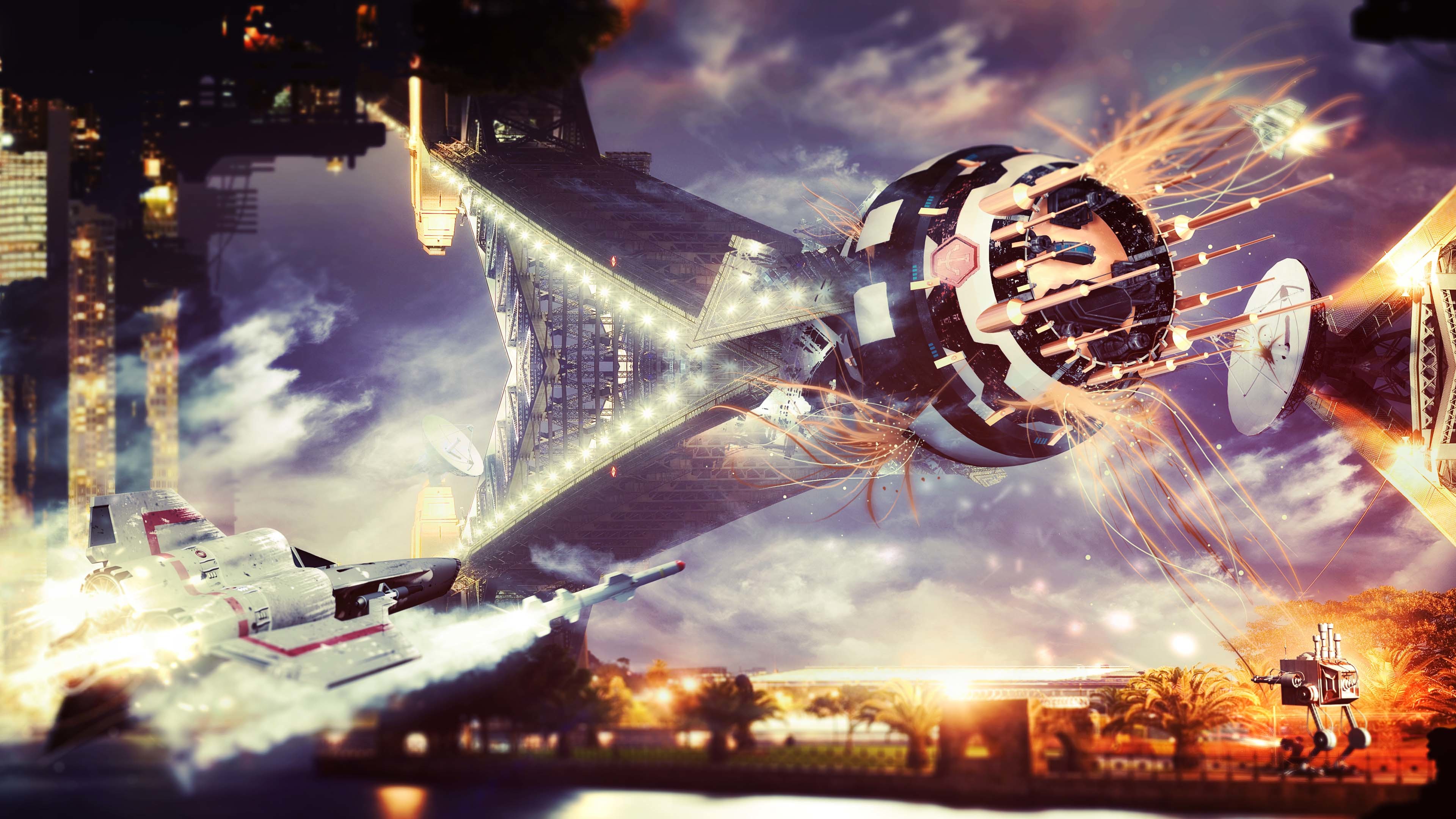 4K HD Wallpaper: Science Fiction Vision