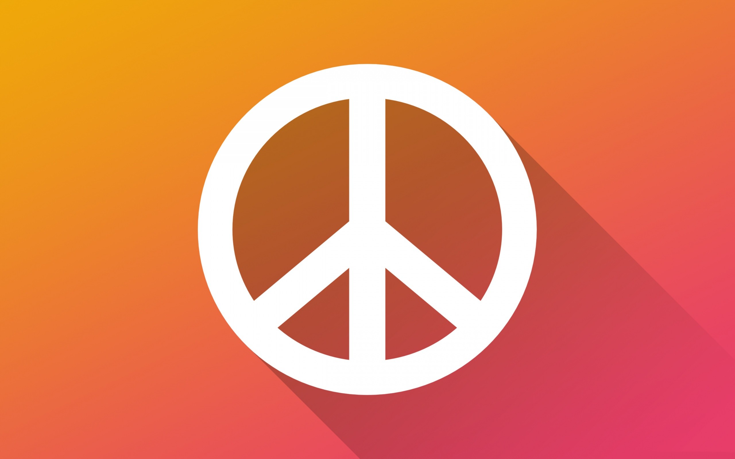 Colorful Peace Signs Wallpaper