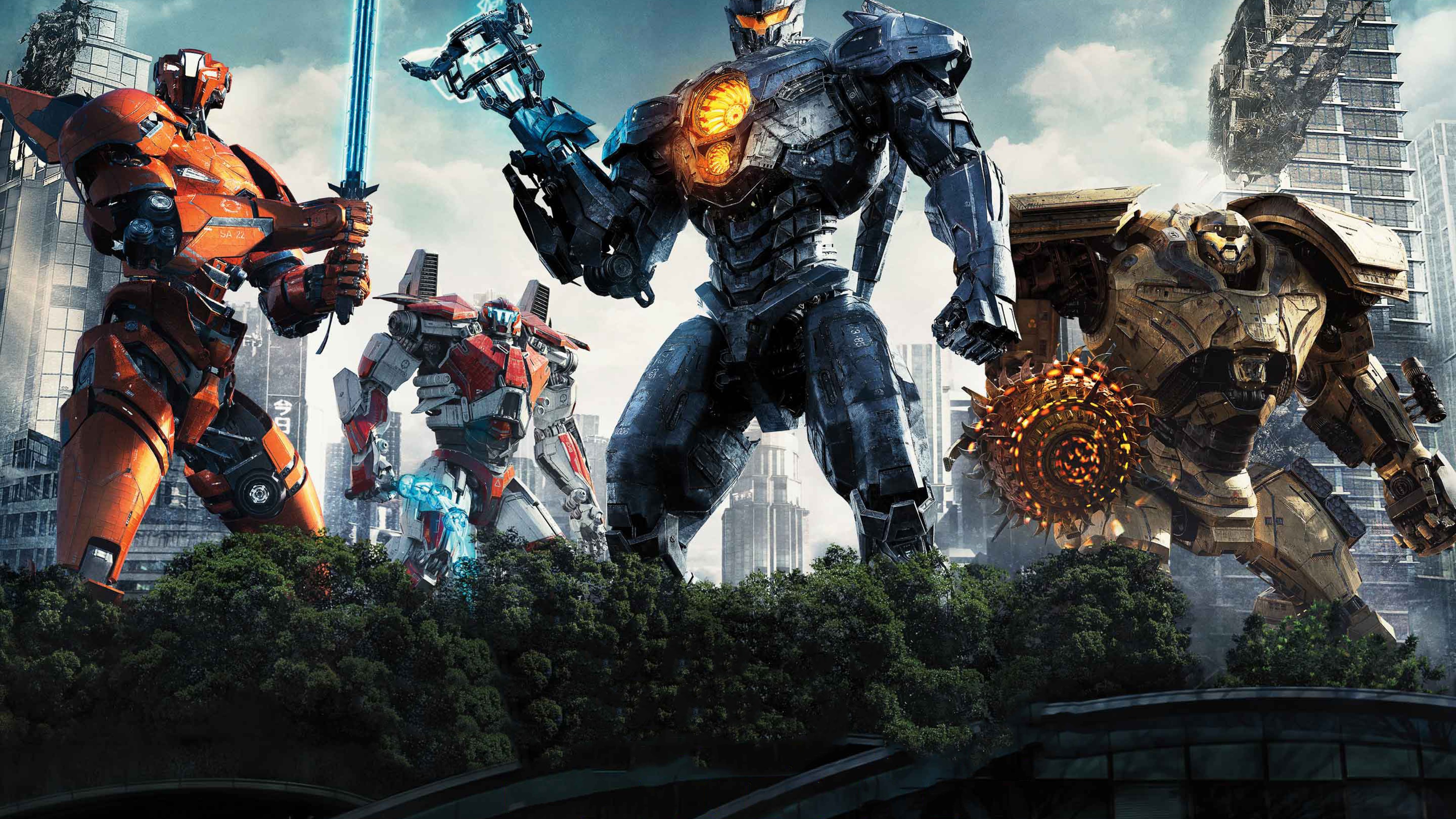 Wallpaper Pacific Rim: Uprising, 4k, Movies