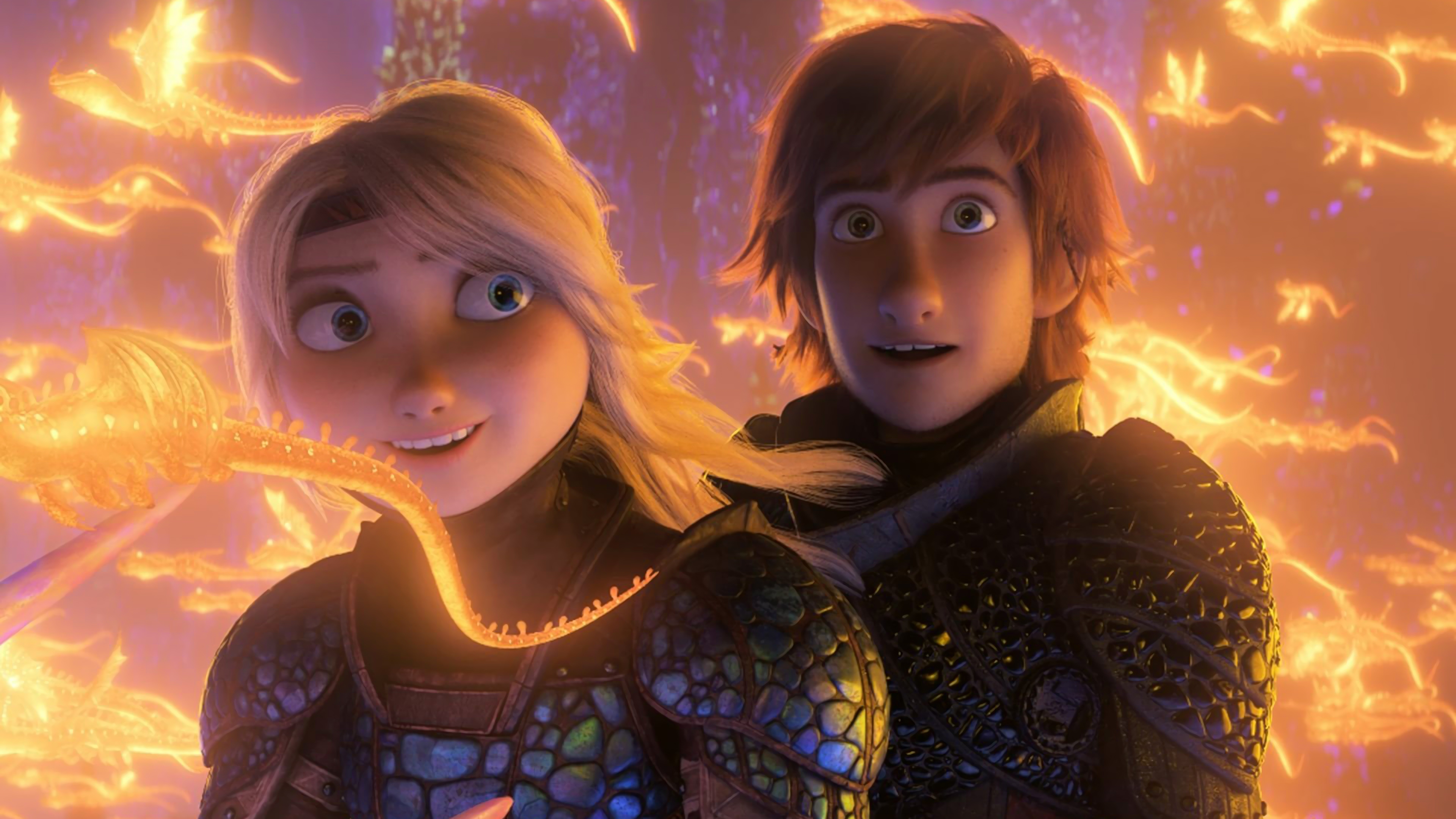 Free download How to Train Your Dragon The Hidden World Astrid and Hiccup 4K 14272 [3840x2160] for your Desktop, Mobile & Tablet. Explore Hiccup and Astrid Wallpaper