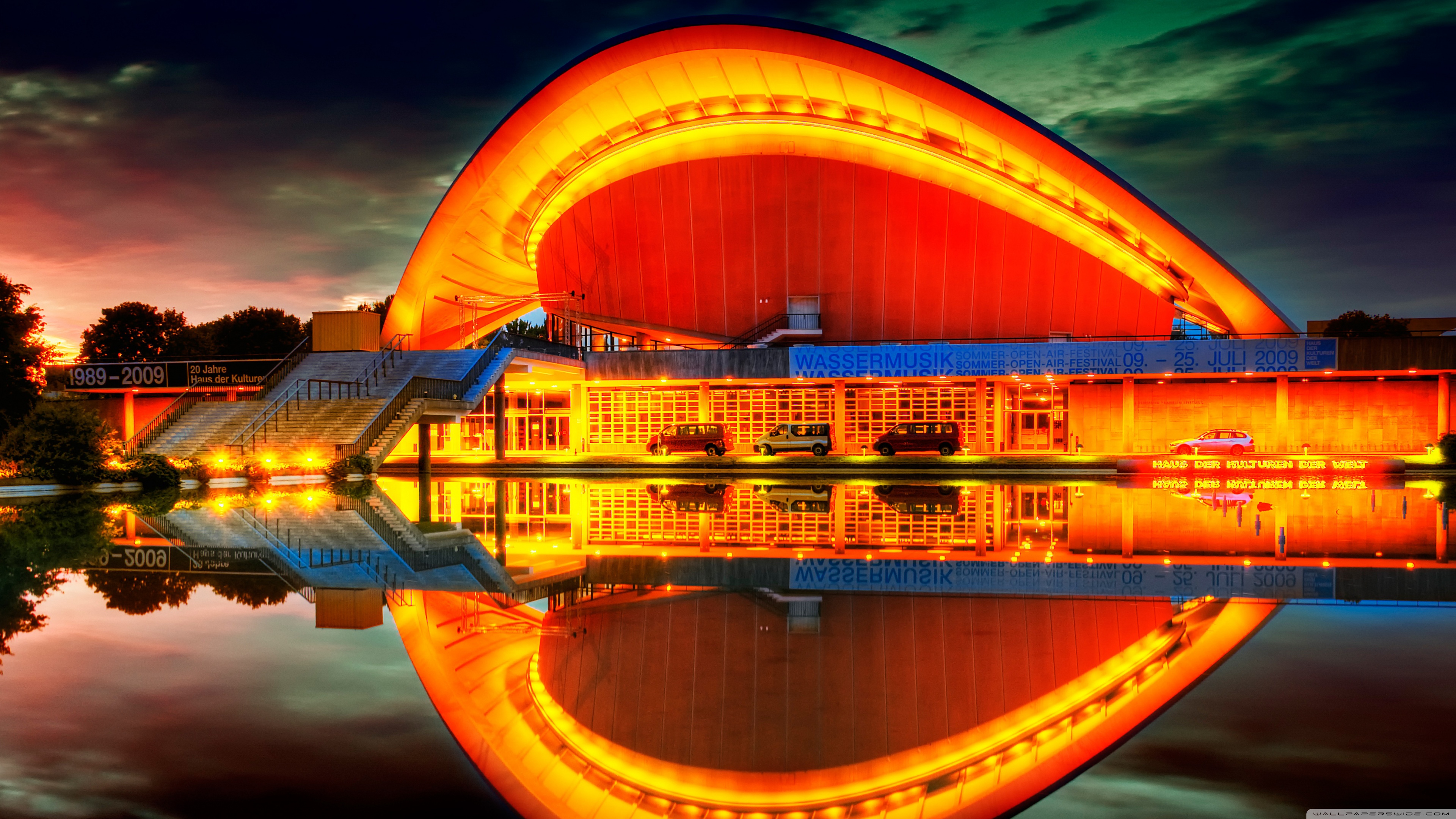 House Of World Cultures Berlin Ultra HD Desktop Background Wallpaper for 4K UHD TV, Widescreen & UltraWide Desktop & Laptop