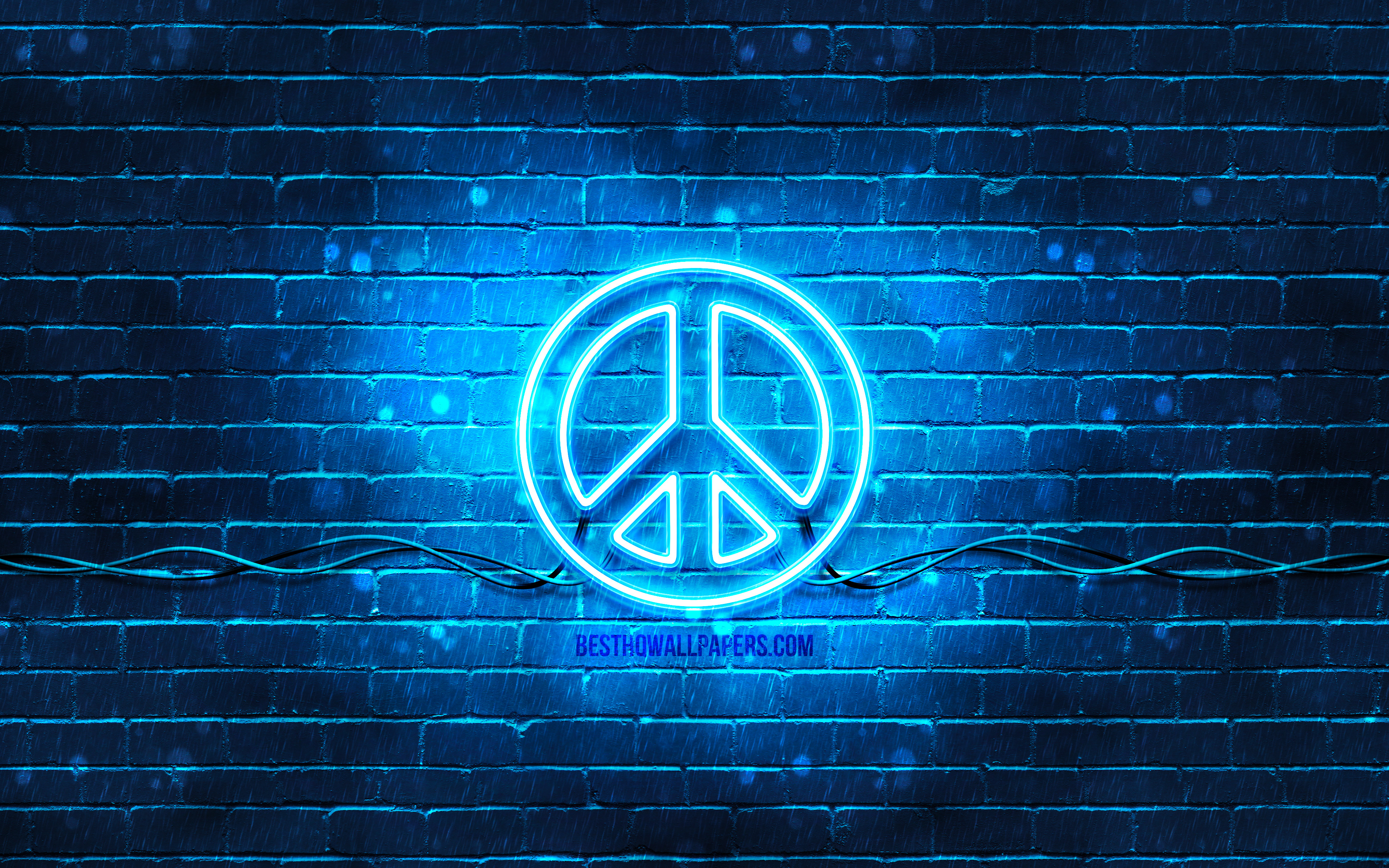 Blue Peace Wallpaper