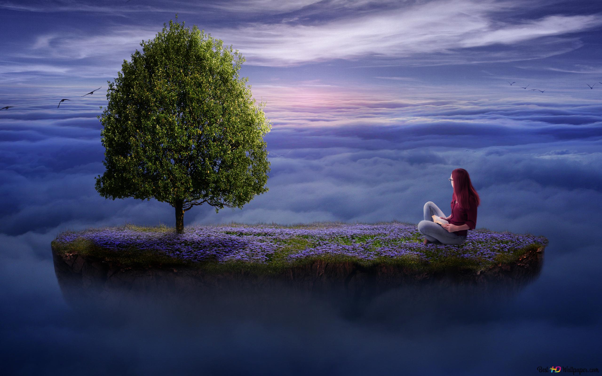 Peaceful place on top of the world 4K wallpaper download