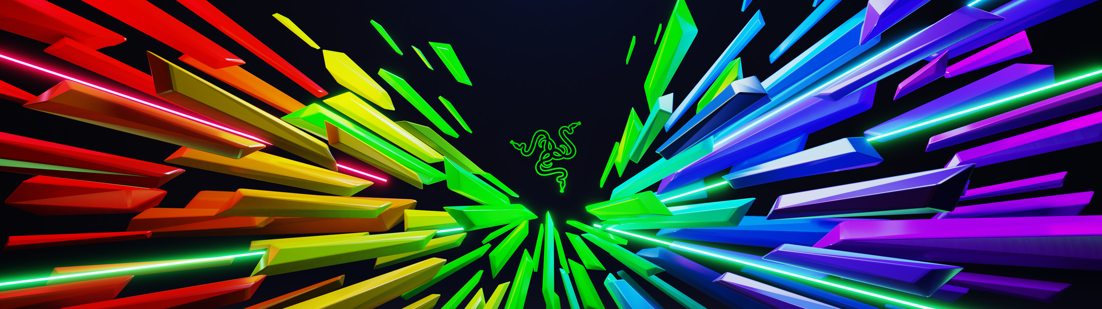 Razer Wallpaper 4K, Multicolor, Scatter