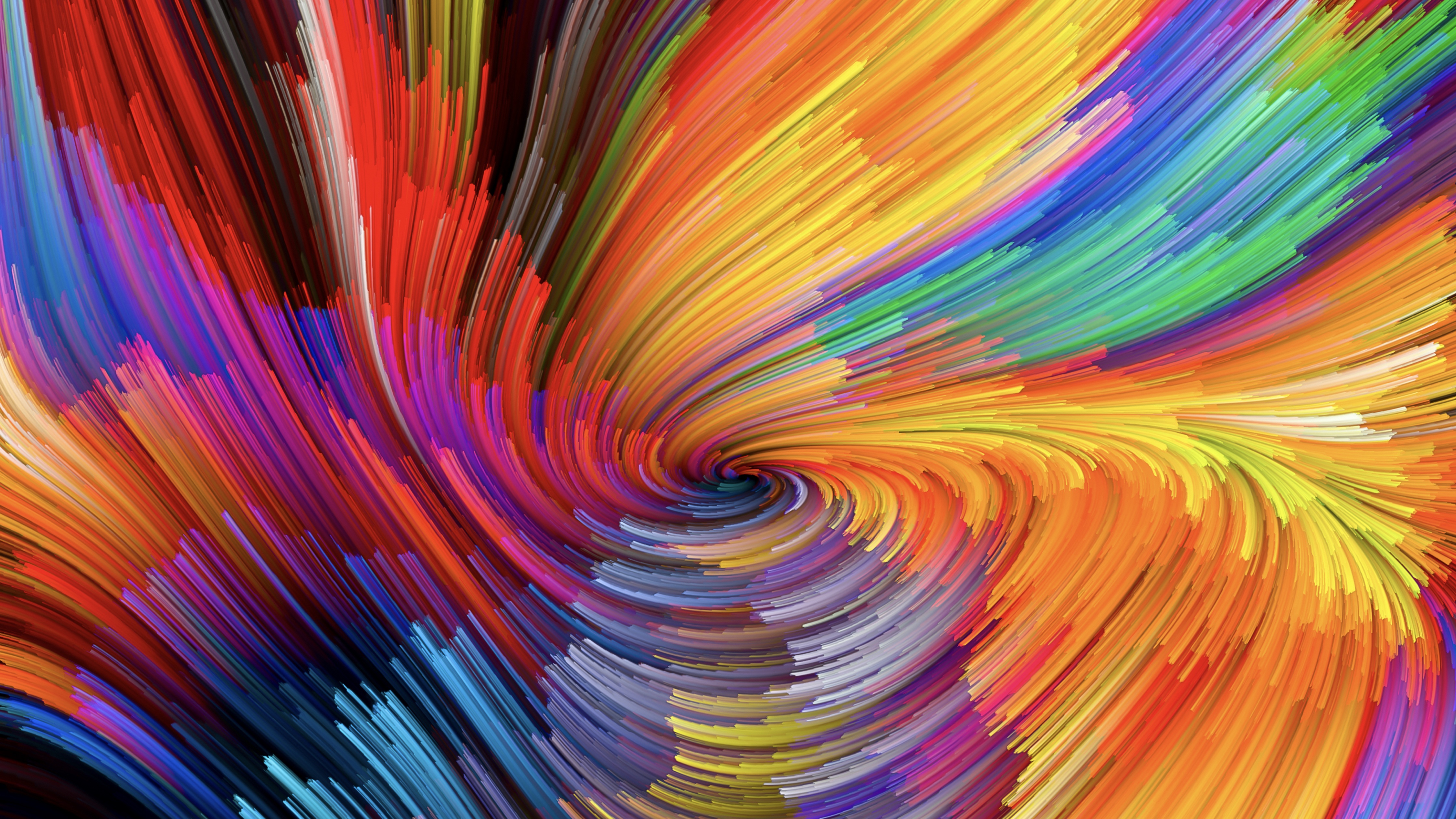 Chroma Wallpaper 4K, macOS Mojave, Colorful, Abstract