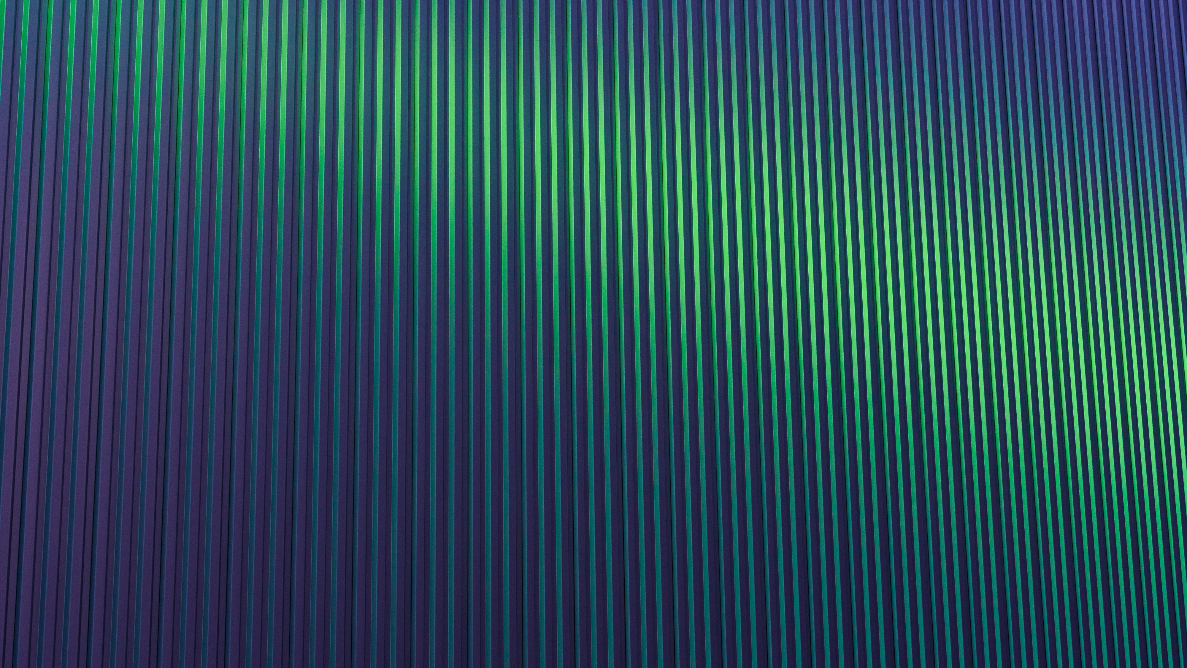Lines, 4K, Gradient, Vertical, Green, Pattern, Blue Gallery HD Wallpaper
