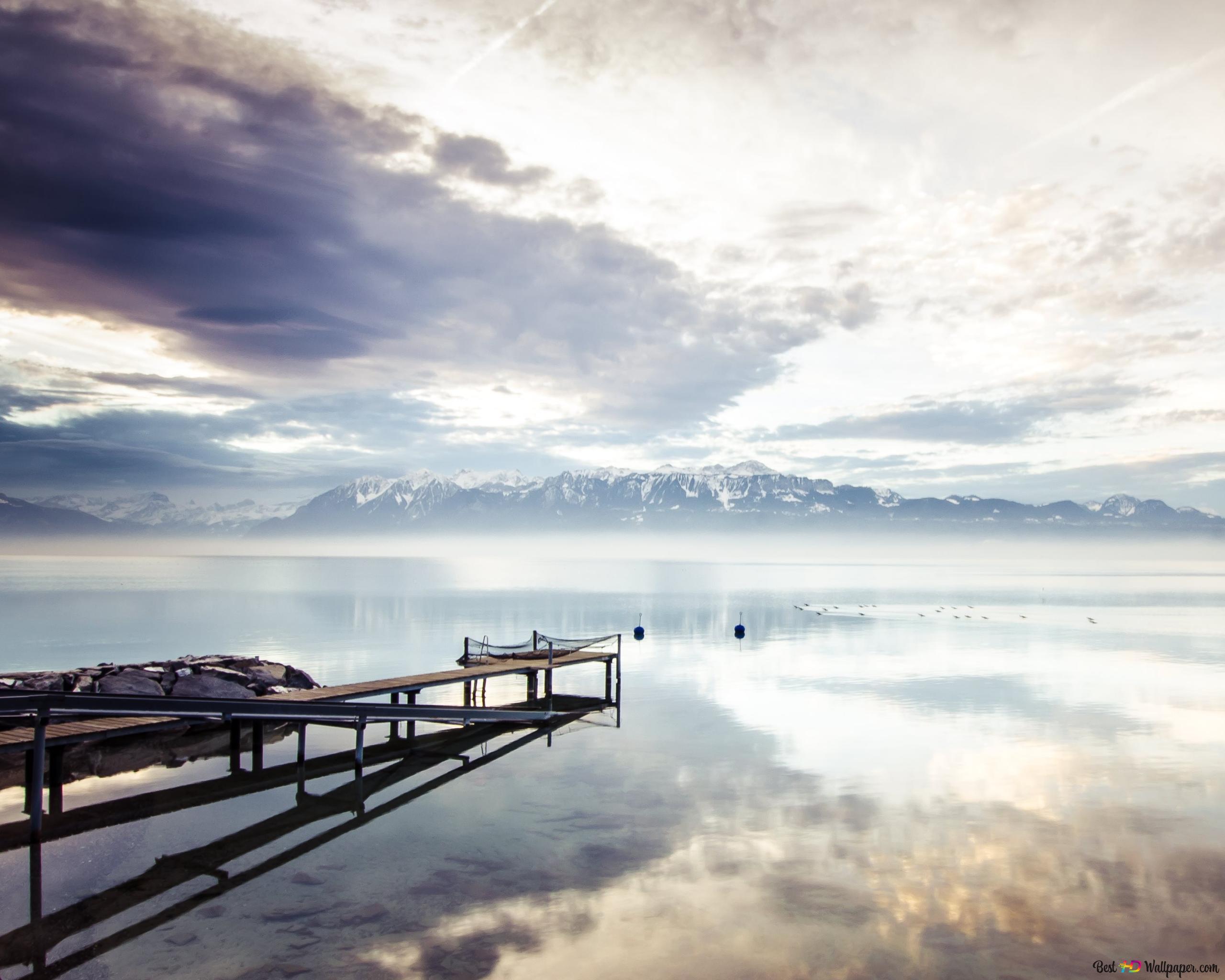 Heavenly reflection 4K wallpaper download