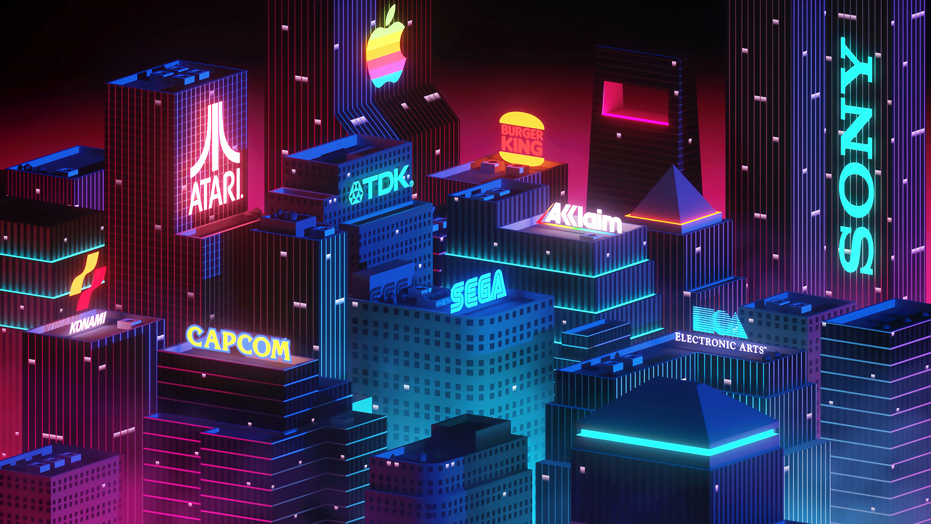 4K PC WALLPAPER: NEON NIGHT CITY