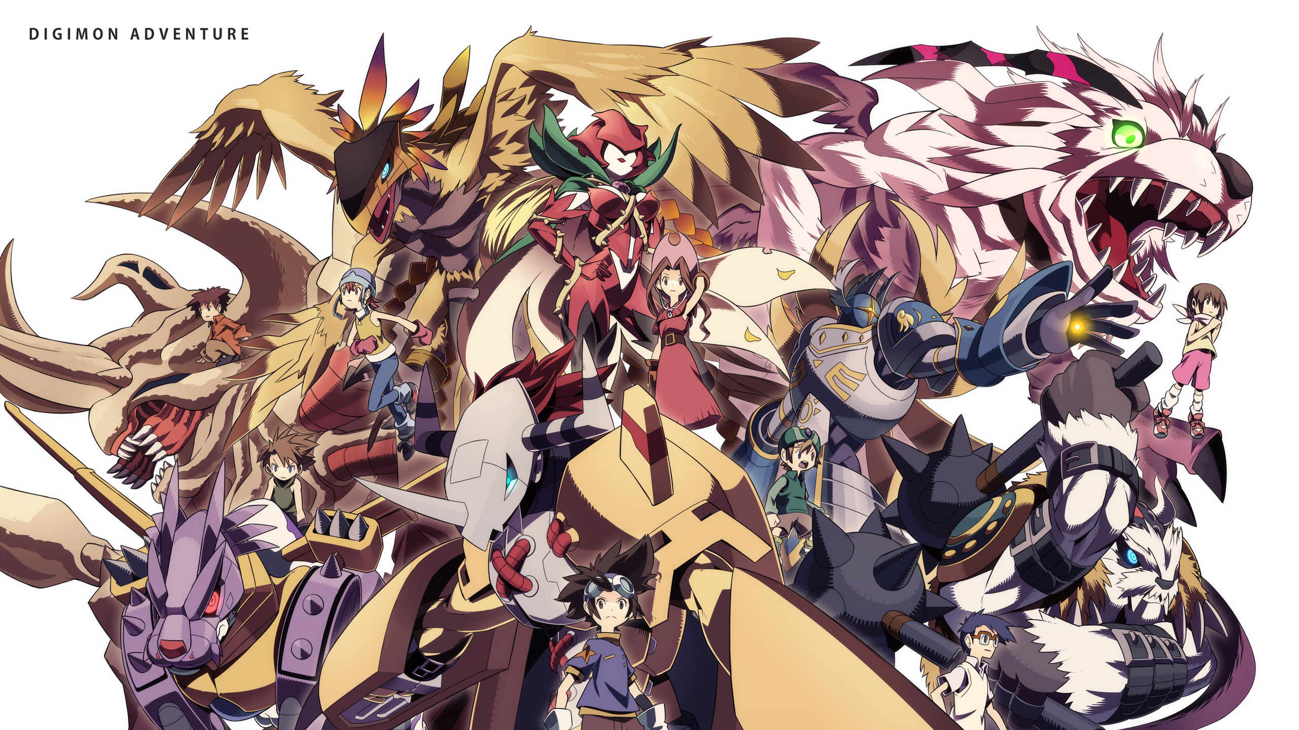 Wallpaper / Digimon, Digimon Tri, anime, Digimon Adventure free download