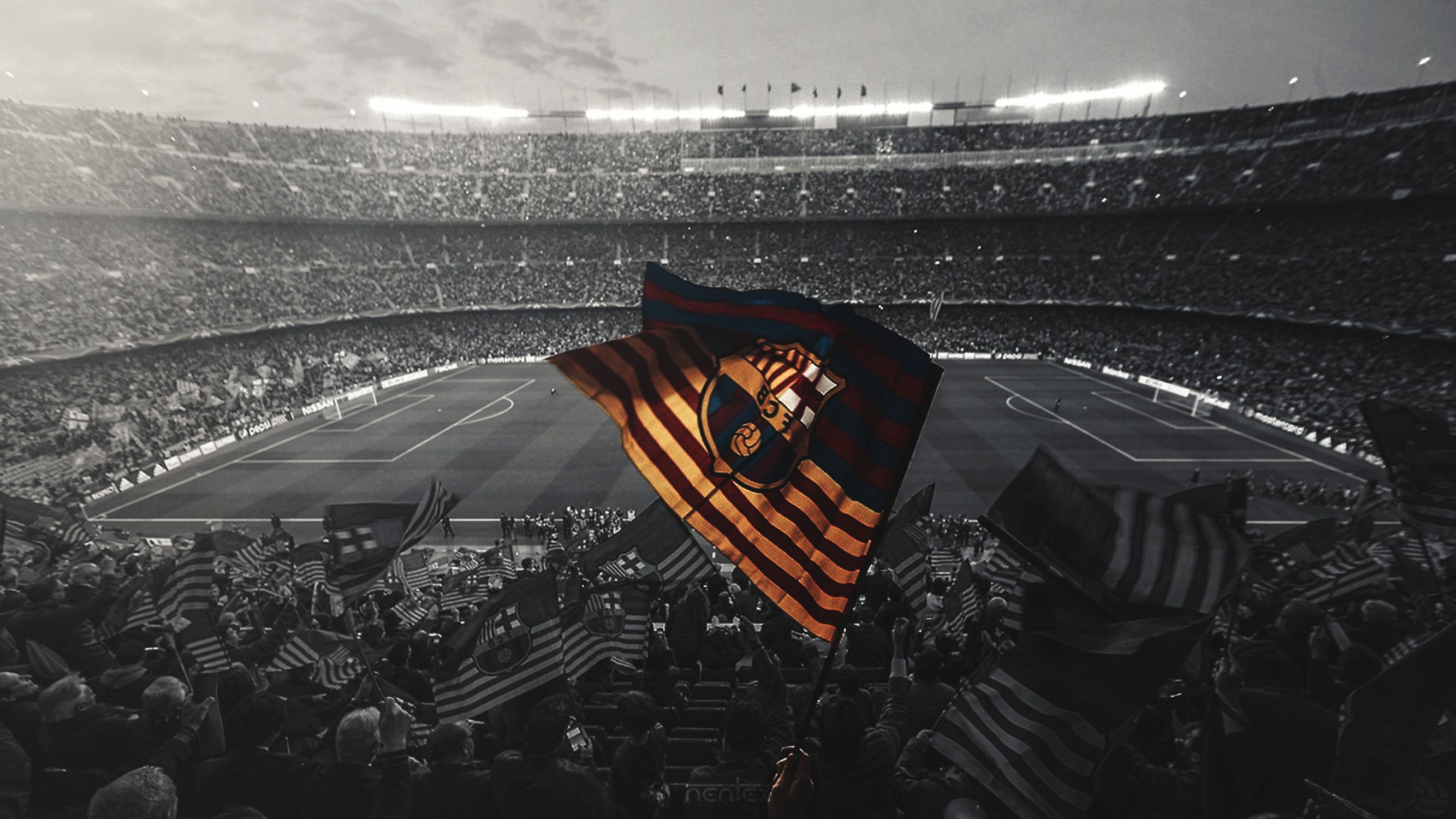 FC Barcelona HD, Camp Nou, Soccer, HD Wallpaper