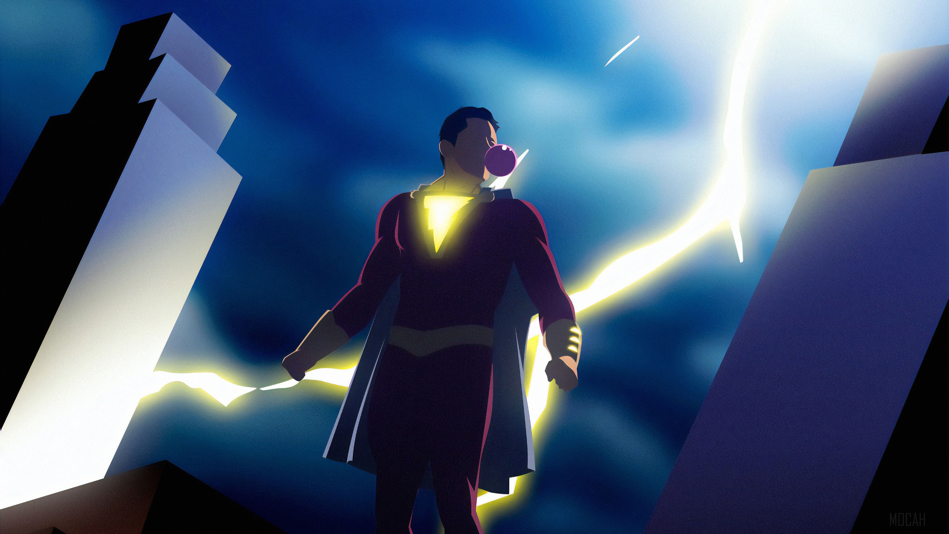 Shazam art 4k Gallery HD Wallpaper