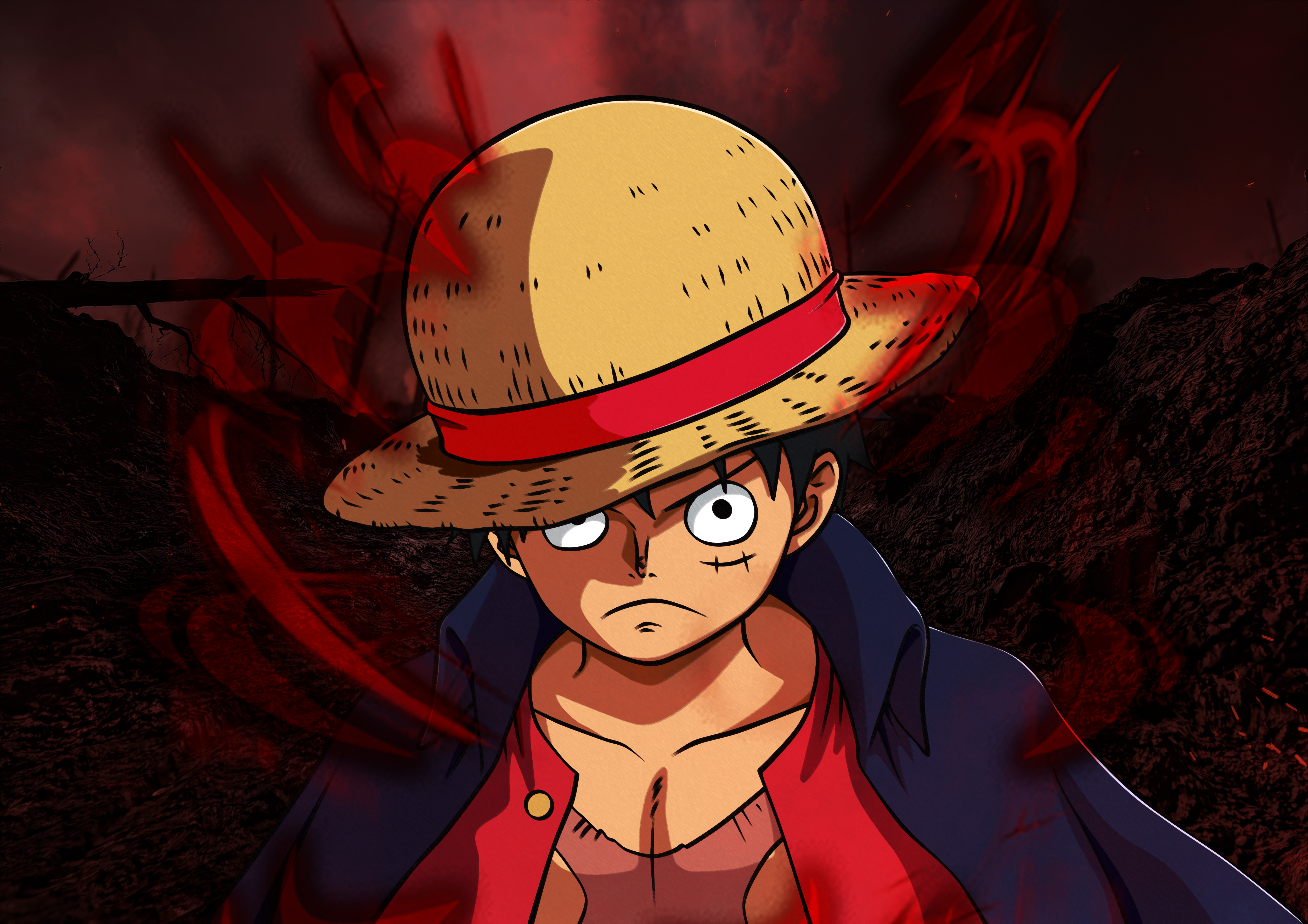 Luffy Closeup Portrait 4k - Anime Pfp 4k Highlights (@pfp)