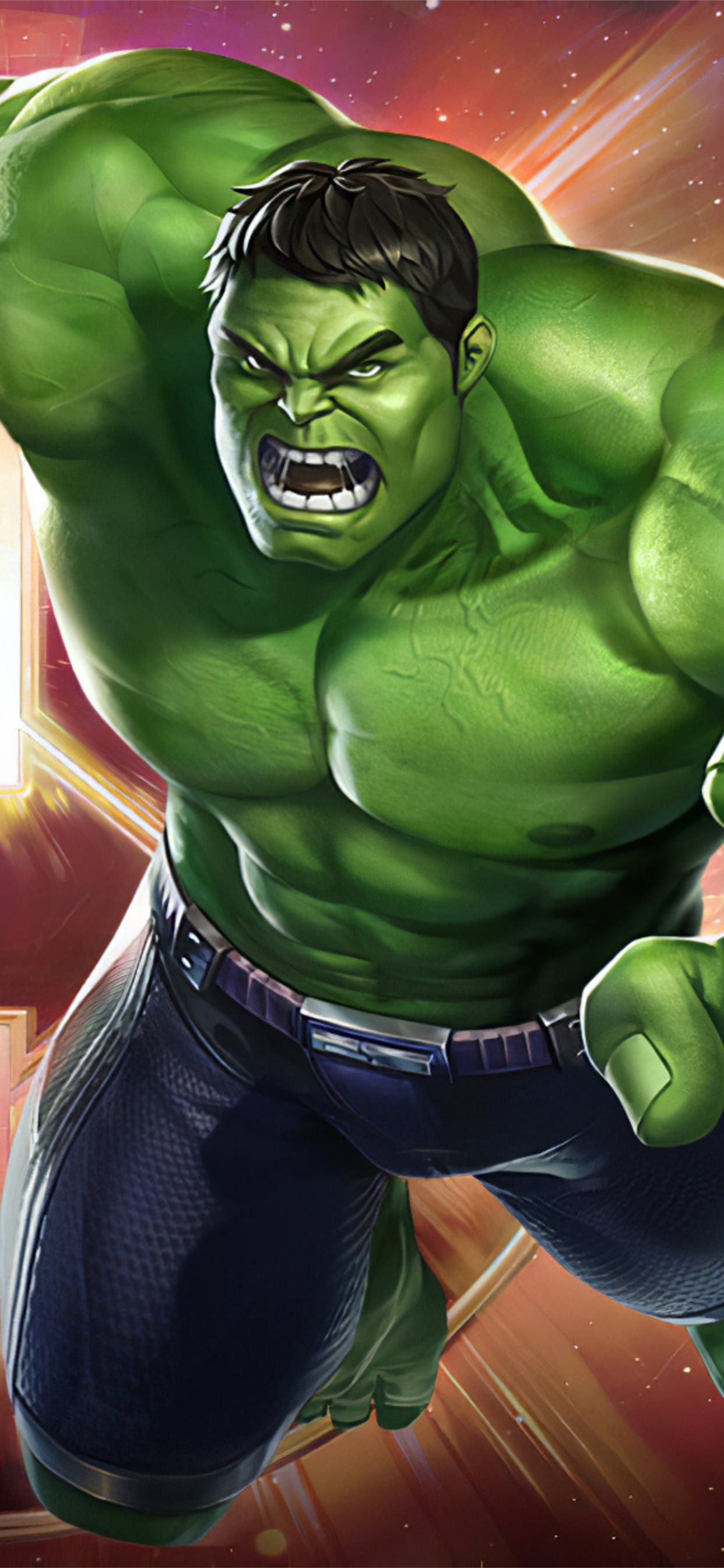 Wallpaper / Video Game Marvel Super War Phone Wallpaper, Hulk, 1242x2688 free download