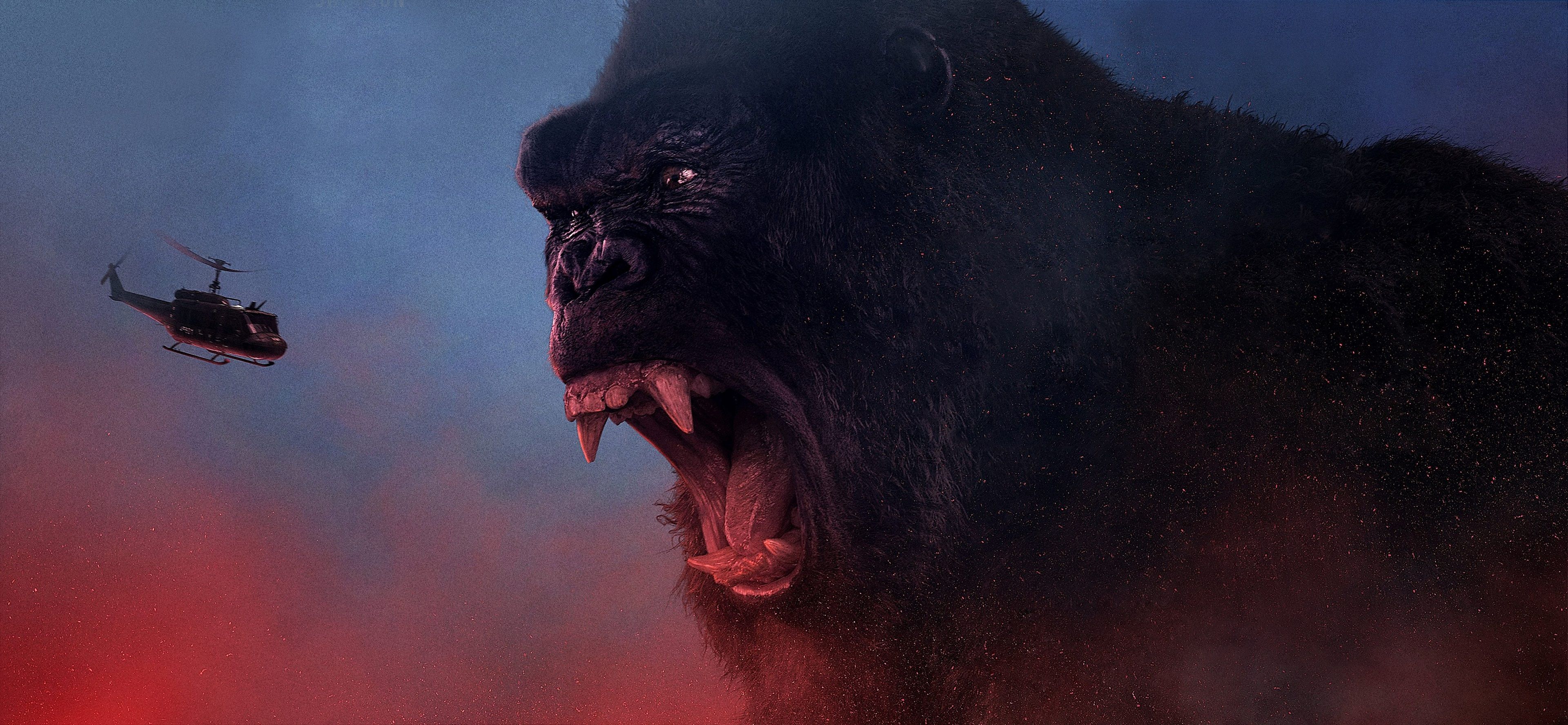 kong skull island 4k download free wallpaper HD. Skull island, Skull wallpaper, Water illustration