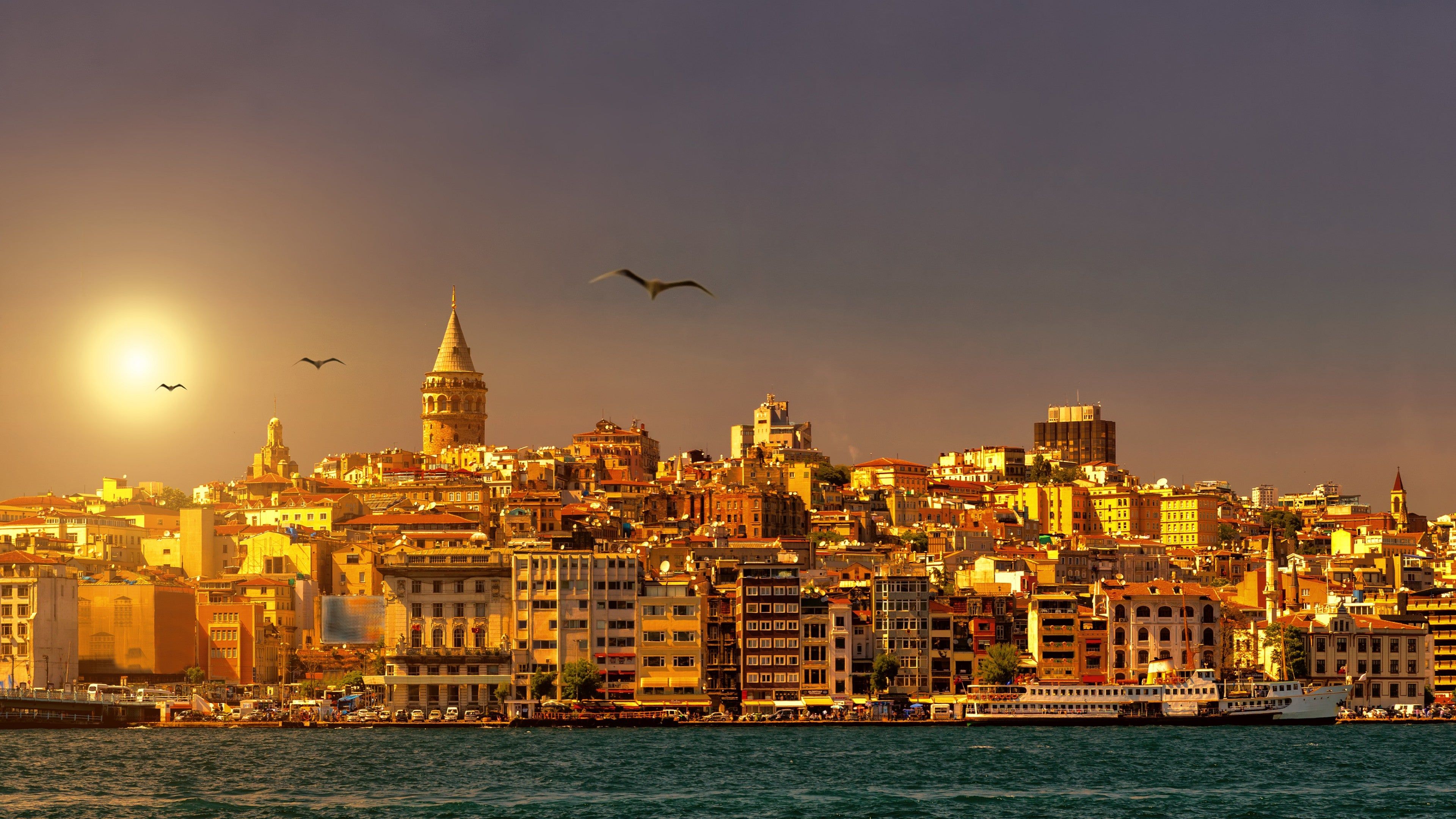 Istanbul Turkey 4K wallpaper. Istanbul, Istanbul turkey, Istanbul travel