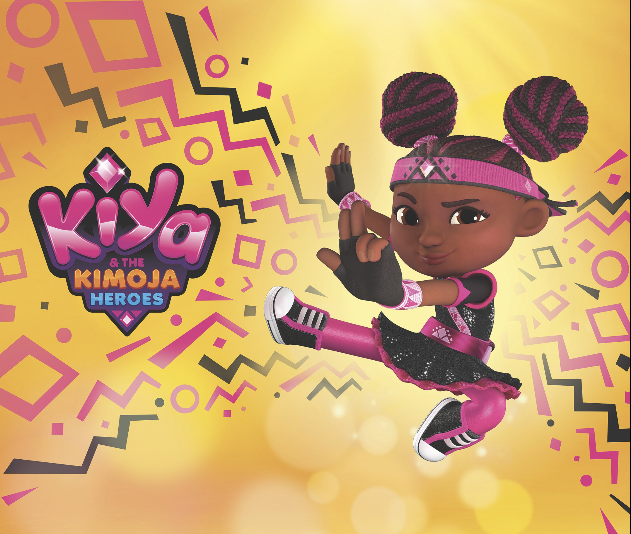 Hasbro Unveils the Logo & Character Image of “Kiya & the Kimoja Heroes” at Licensing Expo