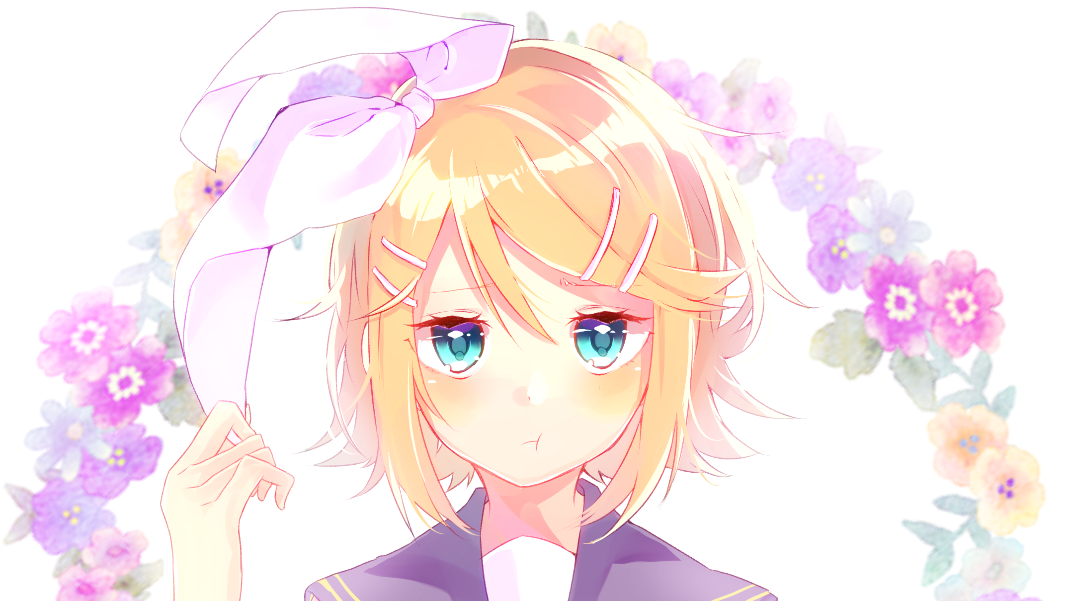 Wallpaper / Vocaloid, Kagamine Rin, blonde, manga free download