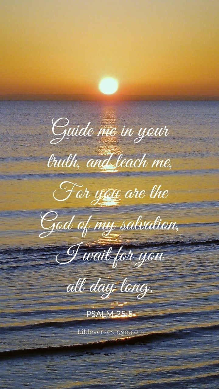 Guide Me Psalm 25:5