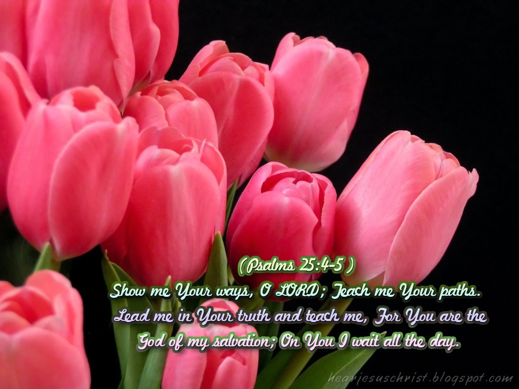 Christian Wallpaper: Bible Verse Wallpaper 25:4 5