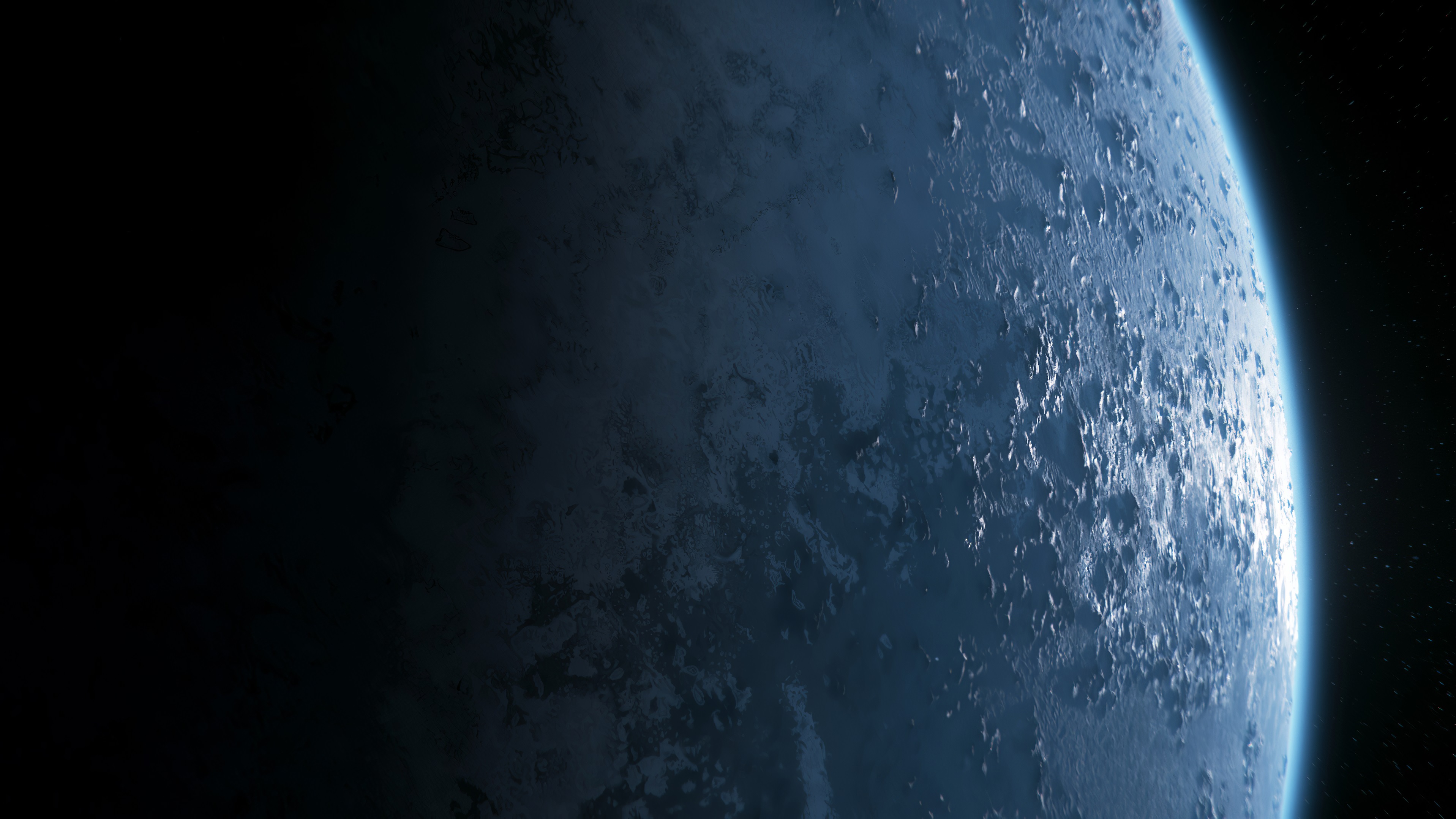 Moon 4K wallpaper for your desktop or