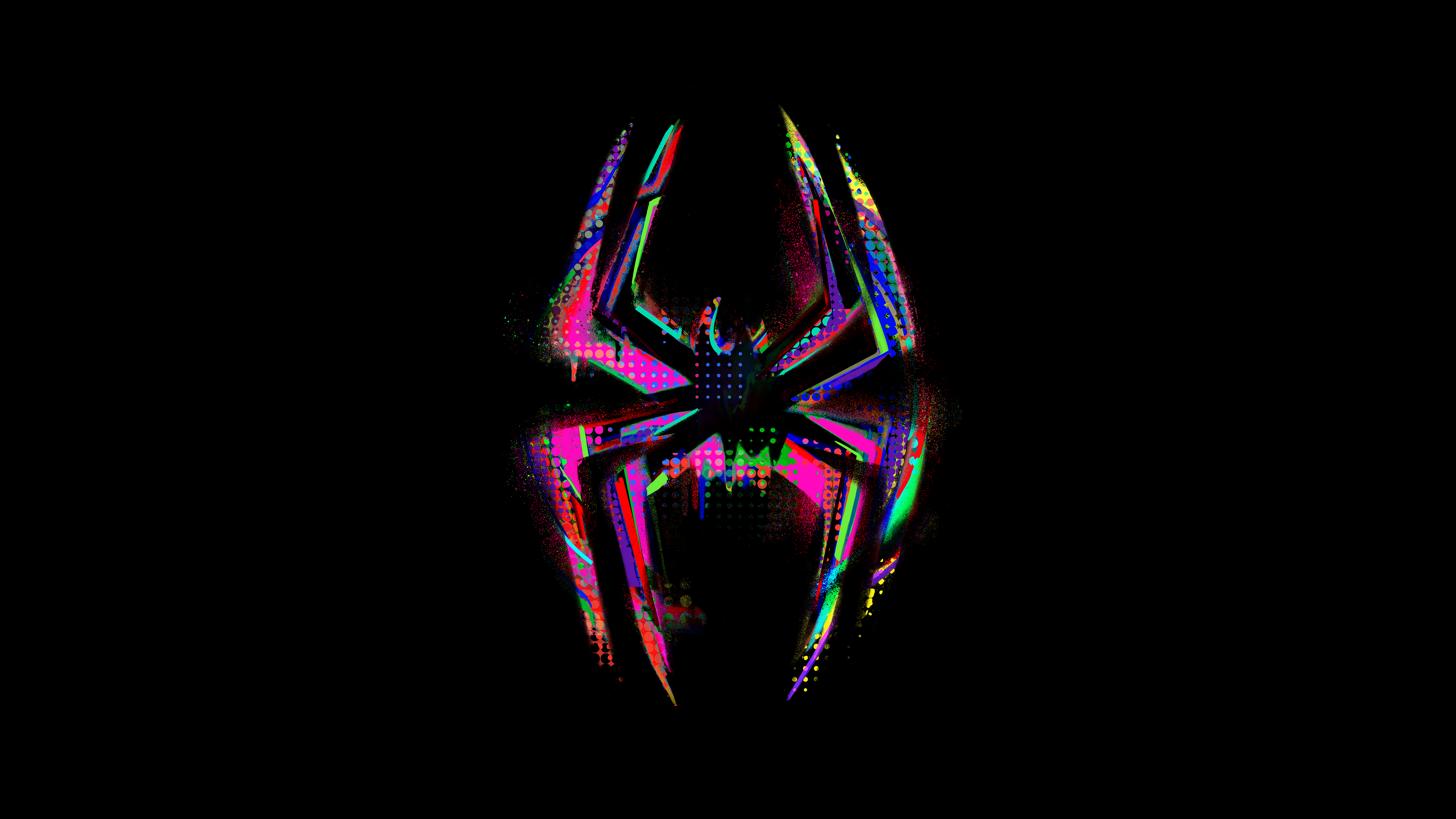 Spider Man: Across The Spider Verse Wallpaper 4K, Cover Art, 5K, 8K, Black Dark