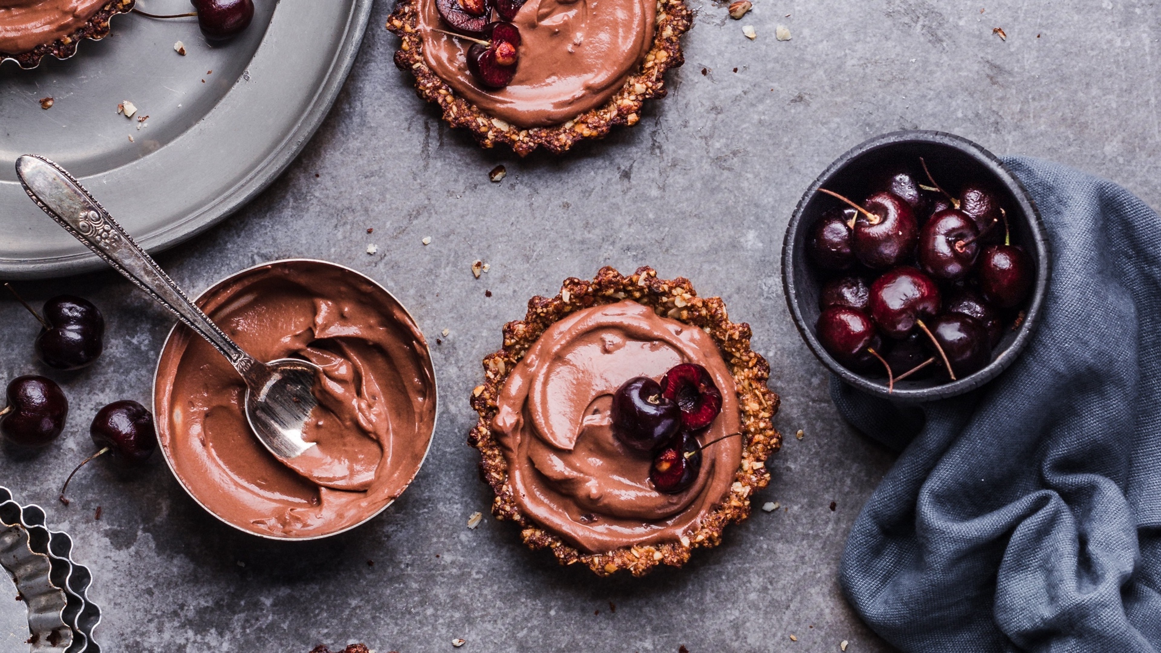 Chocolate cakes HD Wallpaper 4K Ultra HD