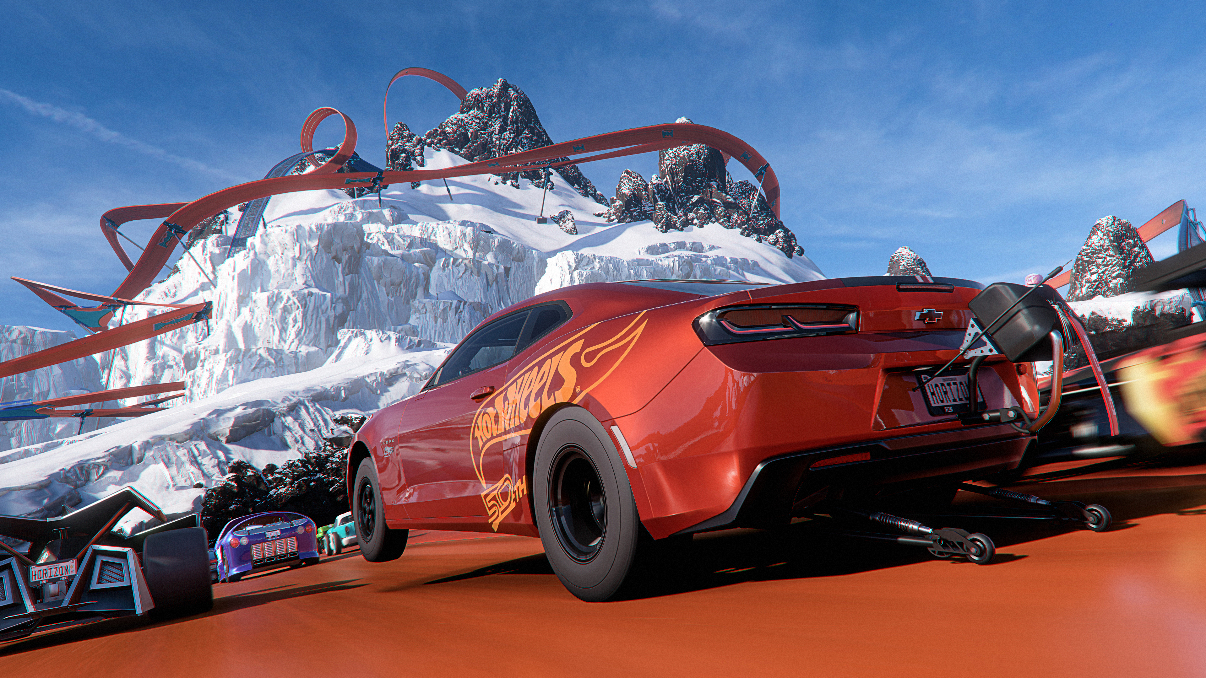 Wallpaper, Forza Horizon 5, 4k, Xbox, Forza Horizon, car, video games, playgroundgames, Hot Wheels, race cars 3840x2160