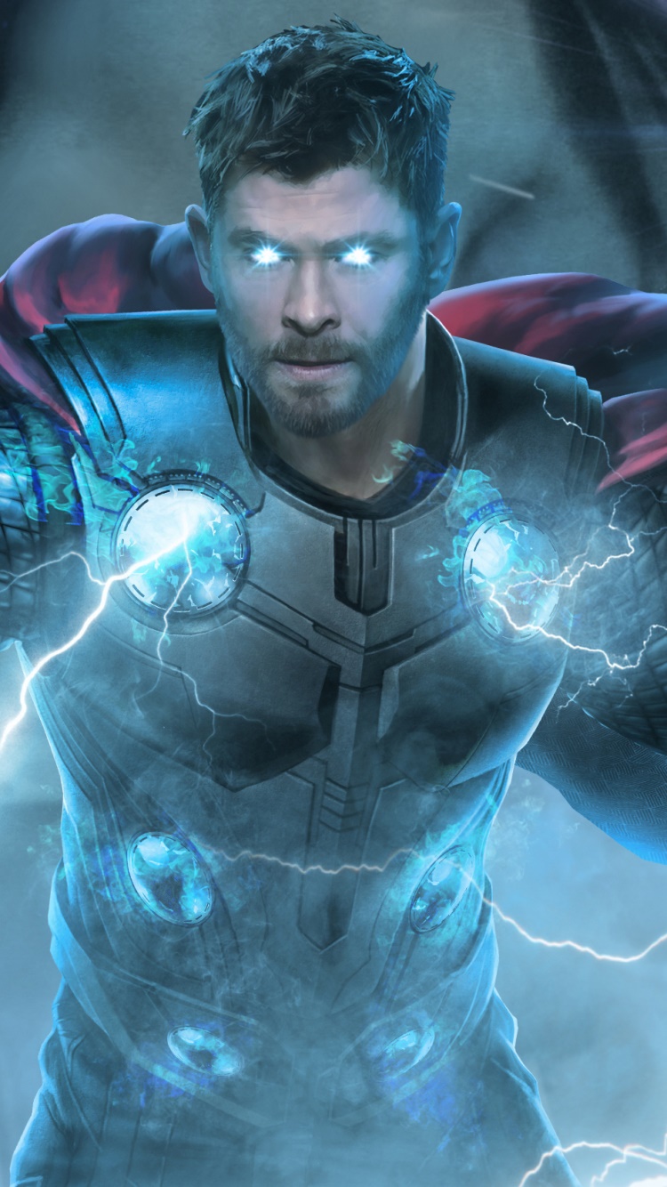 Wallpaper / Movie Avengers Endgame Phone Wallpaper, Thor, Chris Hemsworth, 750x1334 free download