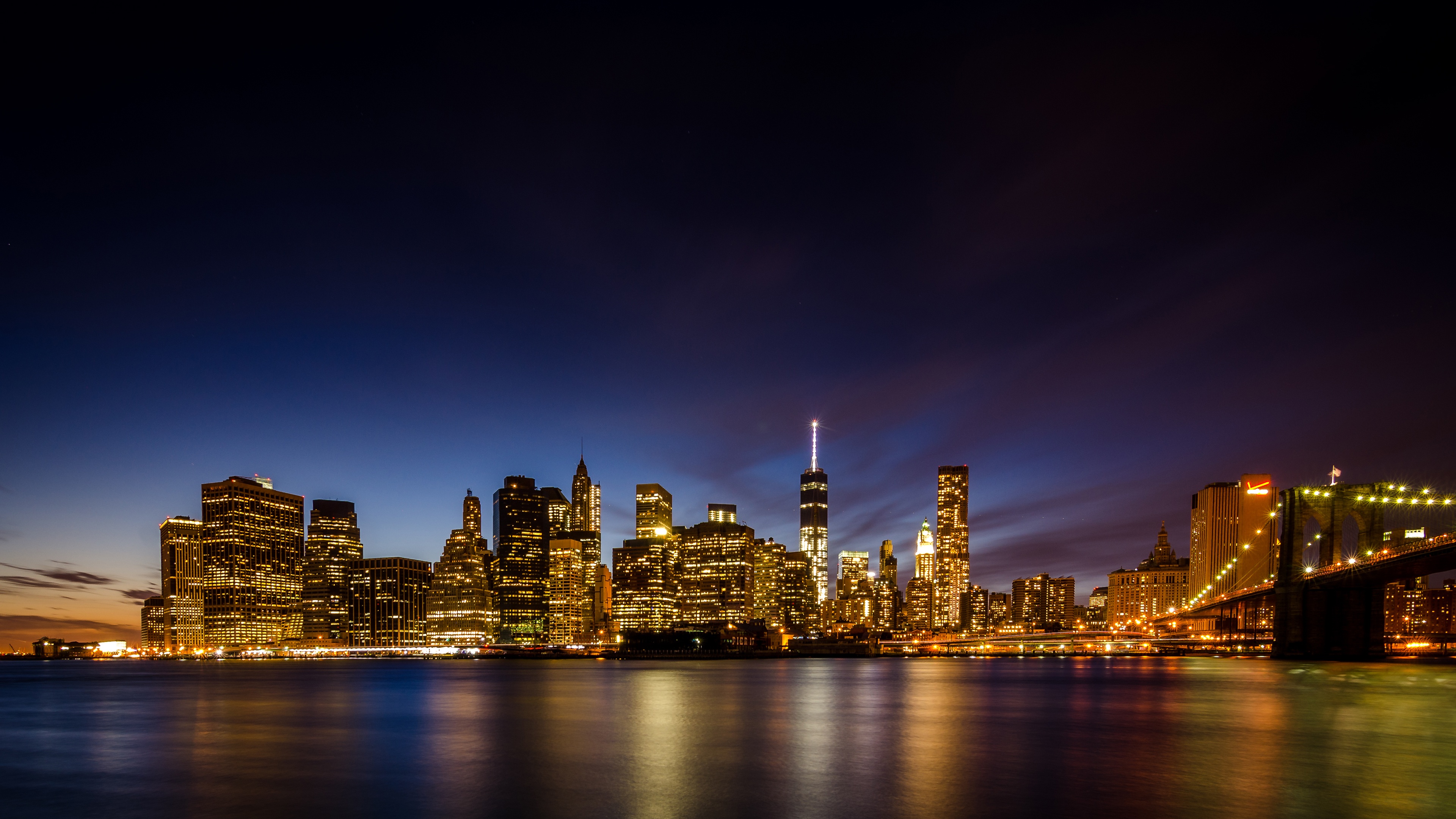 New York City Wallpaper 4K, Skyline, World