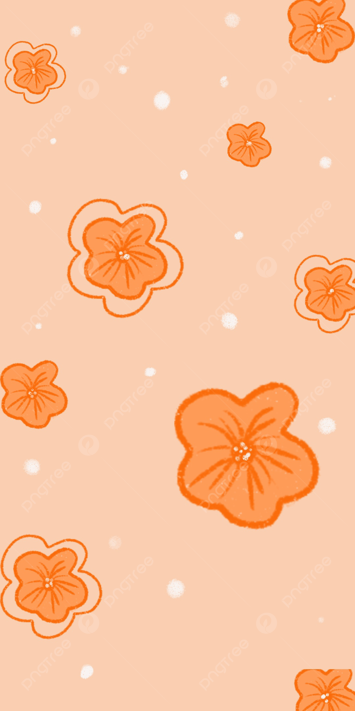 Orange Flower Background Image, HD Picture and Wallpaper For Free Download