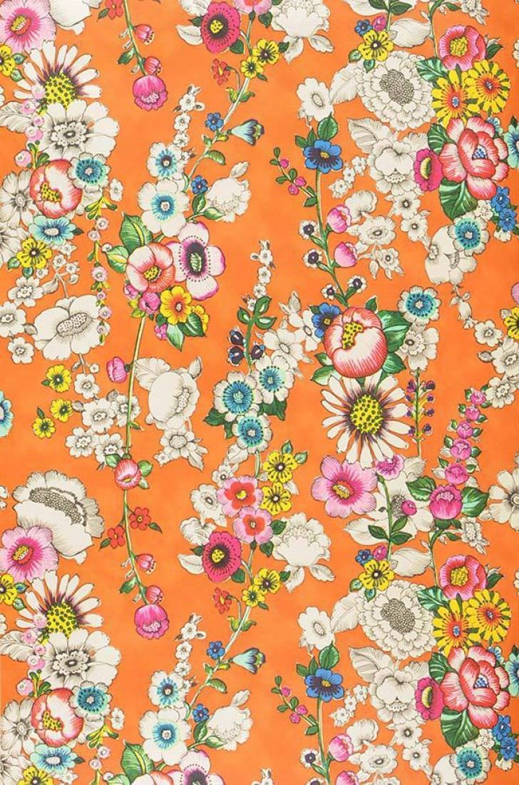 70'S Flower Wallpaper Free 70'S Flower Background - Patrones de impresión, Empapelado floral, Papel pintado