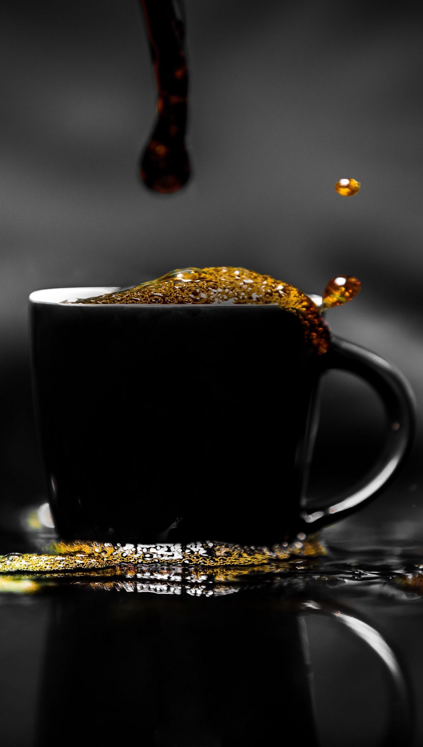 Cup of black coffee Wallpaper 4k Ultra HD
