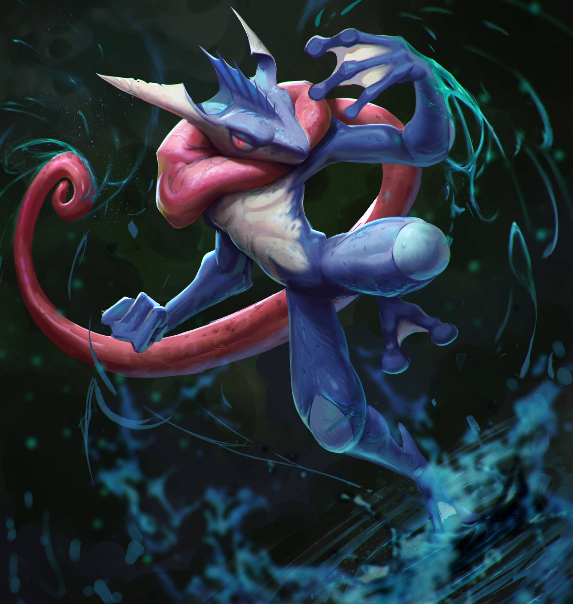 Battle Ready Greninja Wallpaper
