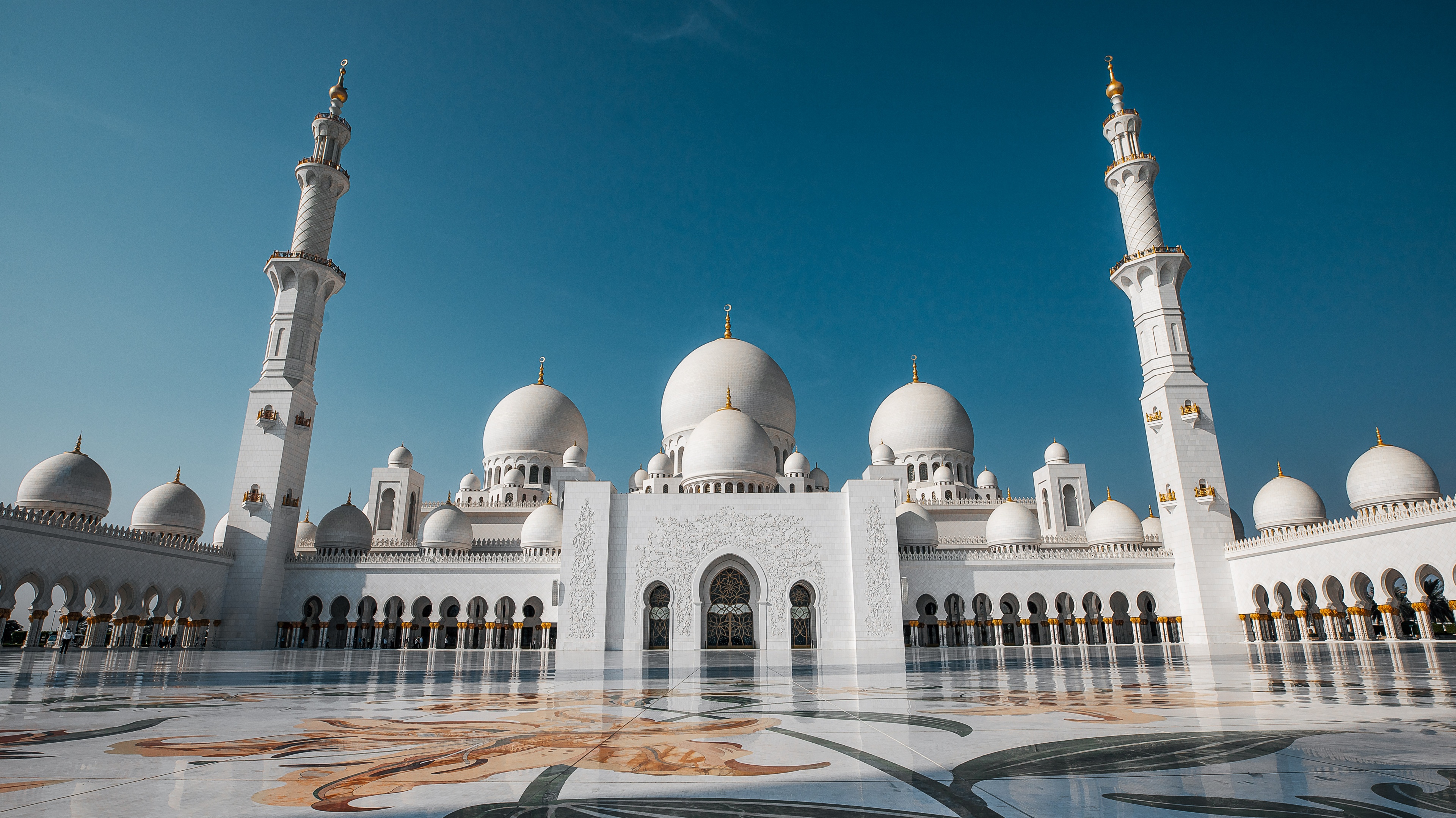 Grand Mosque Wallpaper 4K, Grand Bur Dubai Masjid, World