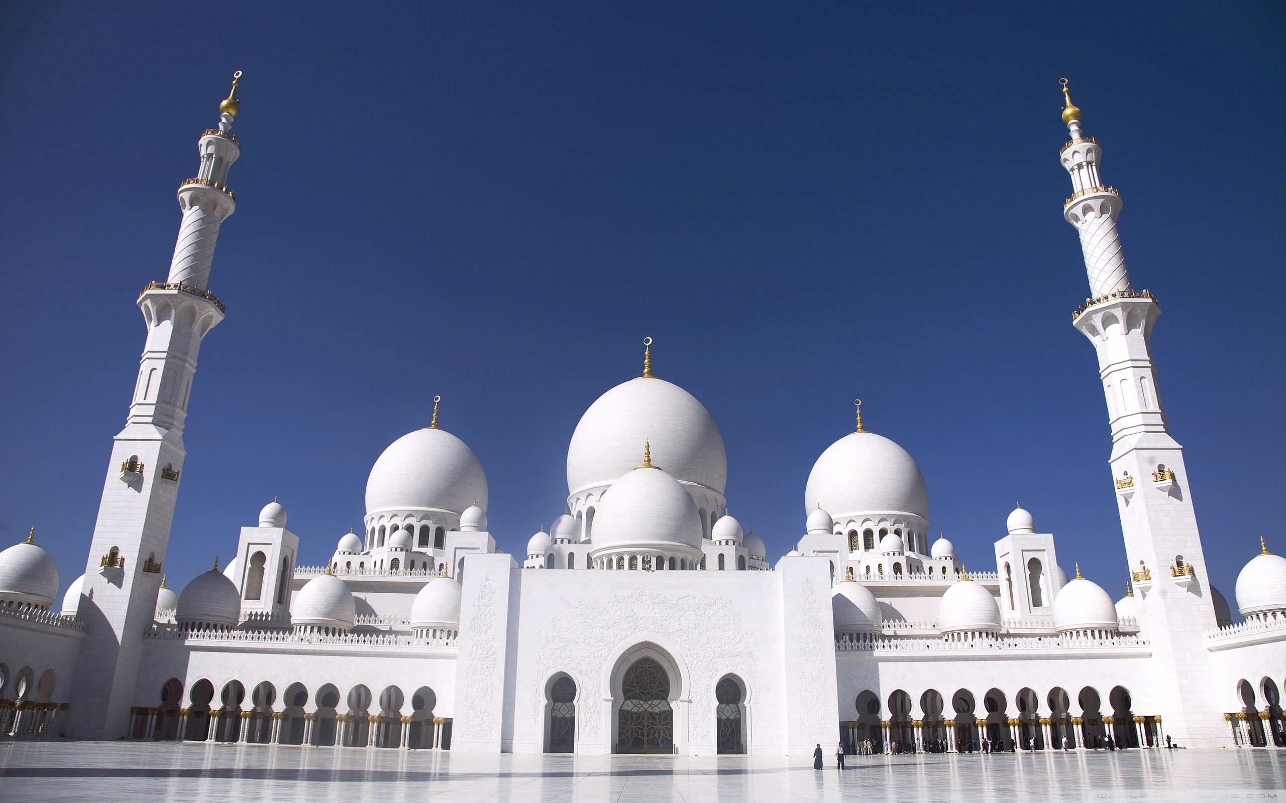 Sheikh Zayed Grand Mosque, Abu Dhabi, United Arab Emirates Ultra HD Desktop Background Wallpaper for 4K UHD TV, Tablet