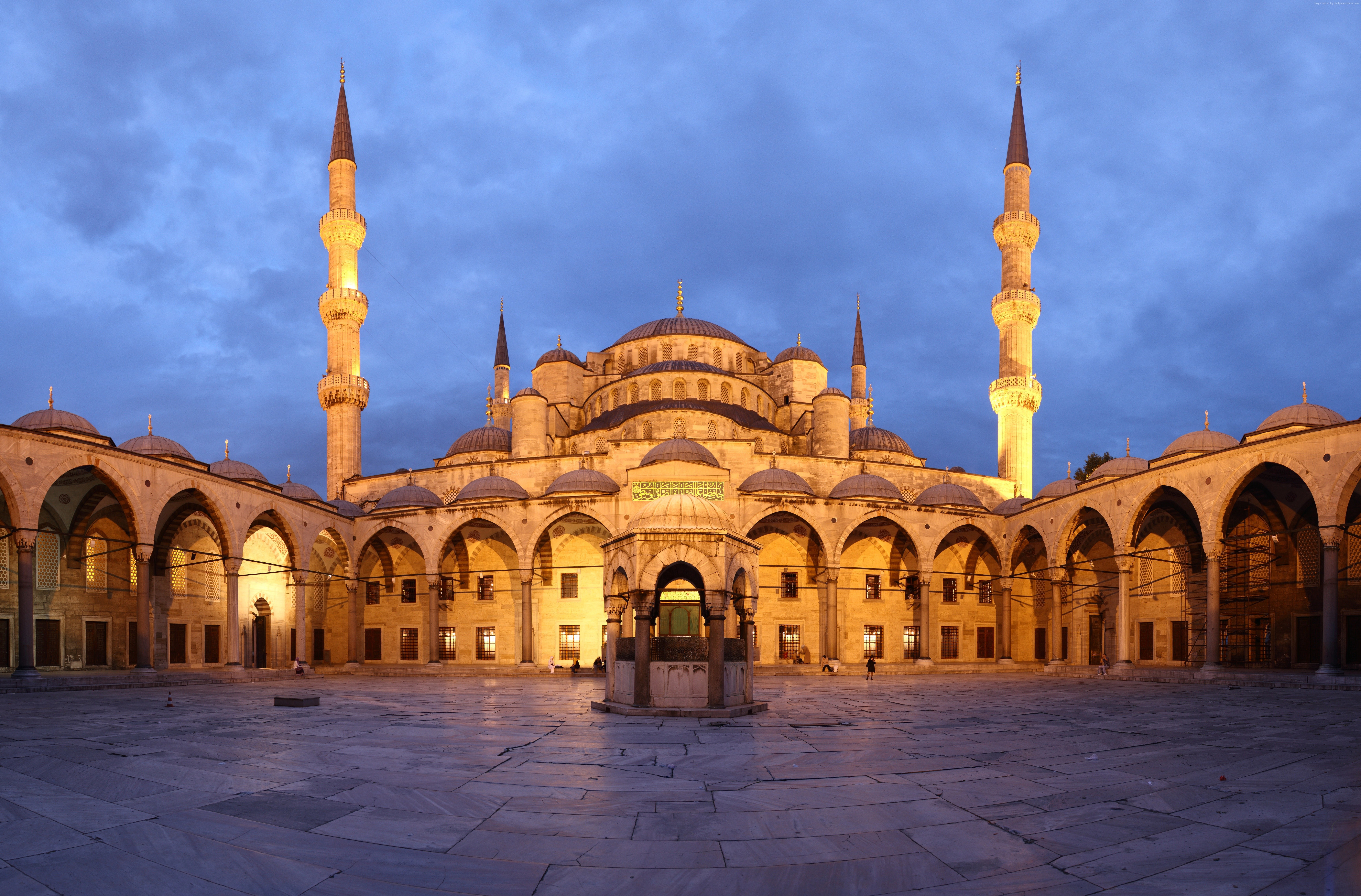 The Blue Mosque 1080P, 2k, 4k HD wallpaper, background free download